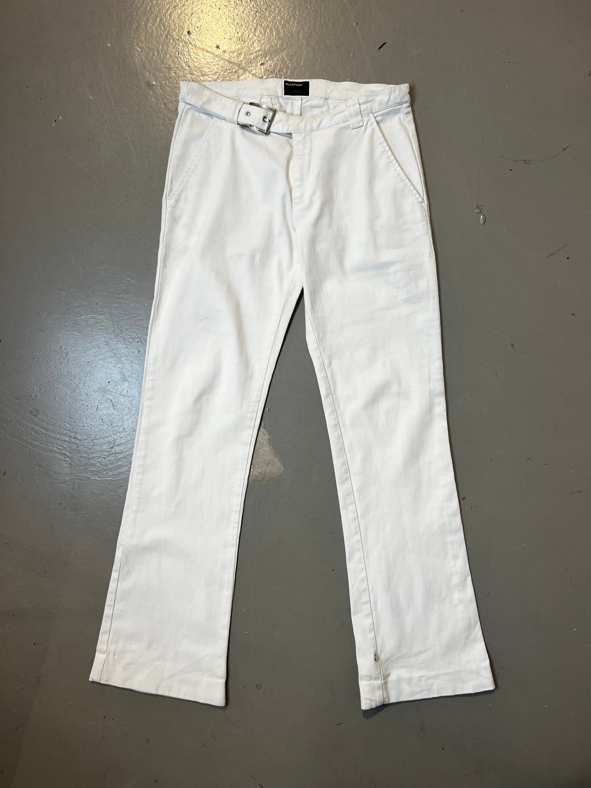 Vintage Low Waisted White Energie Pants S