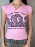 Vintage GAP Pink Cambodia Baby Tee XS