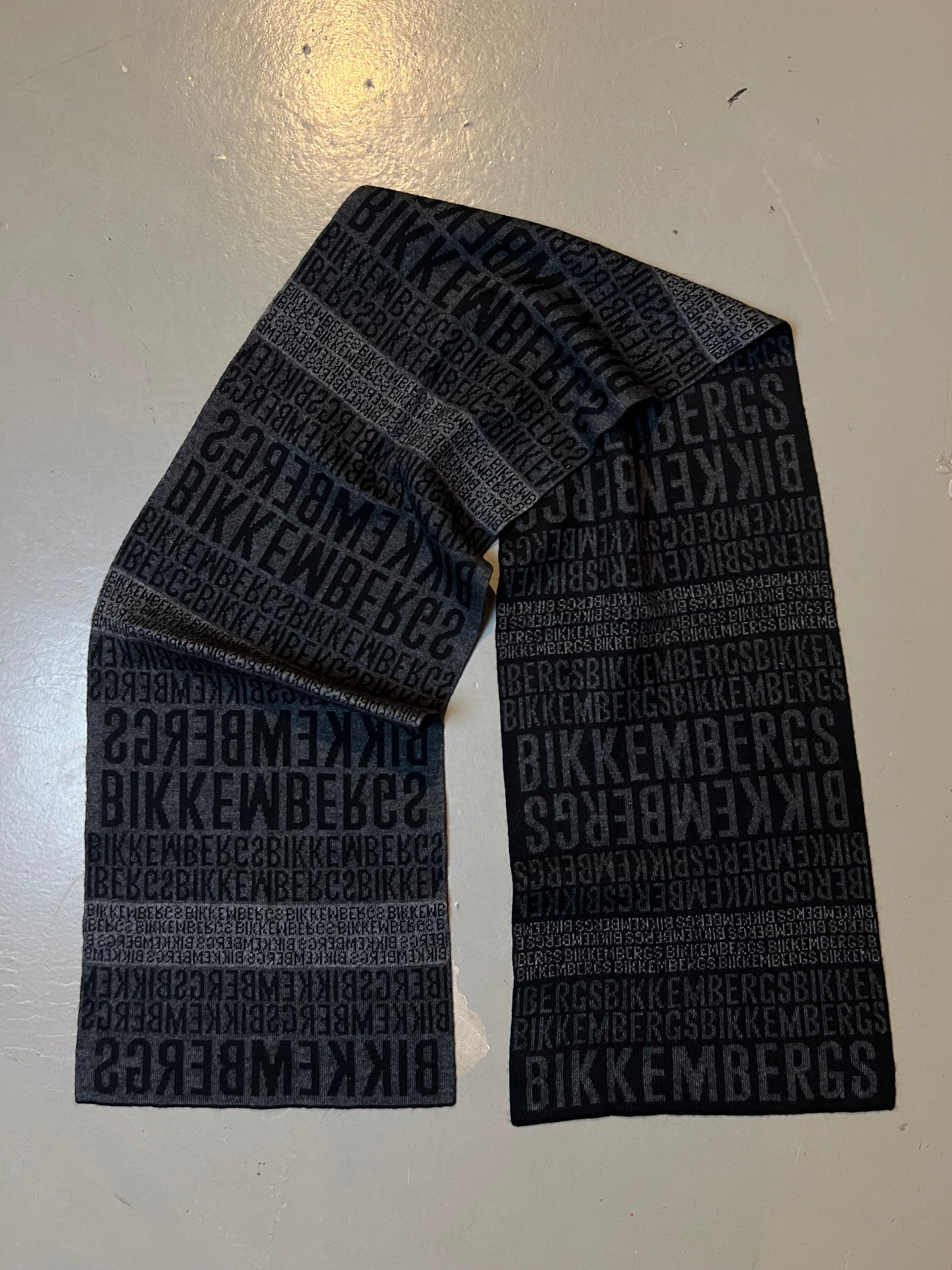 Vintage Dirk Bikkembergs Grey Scarf