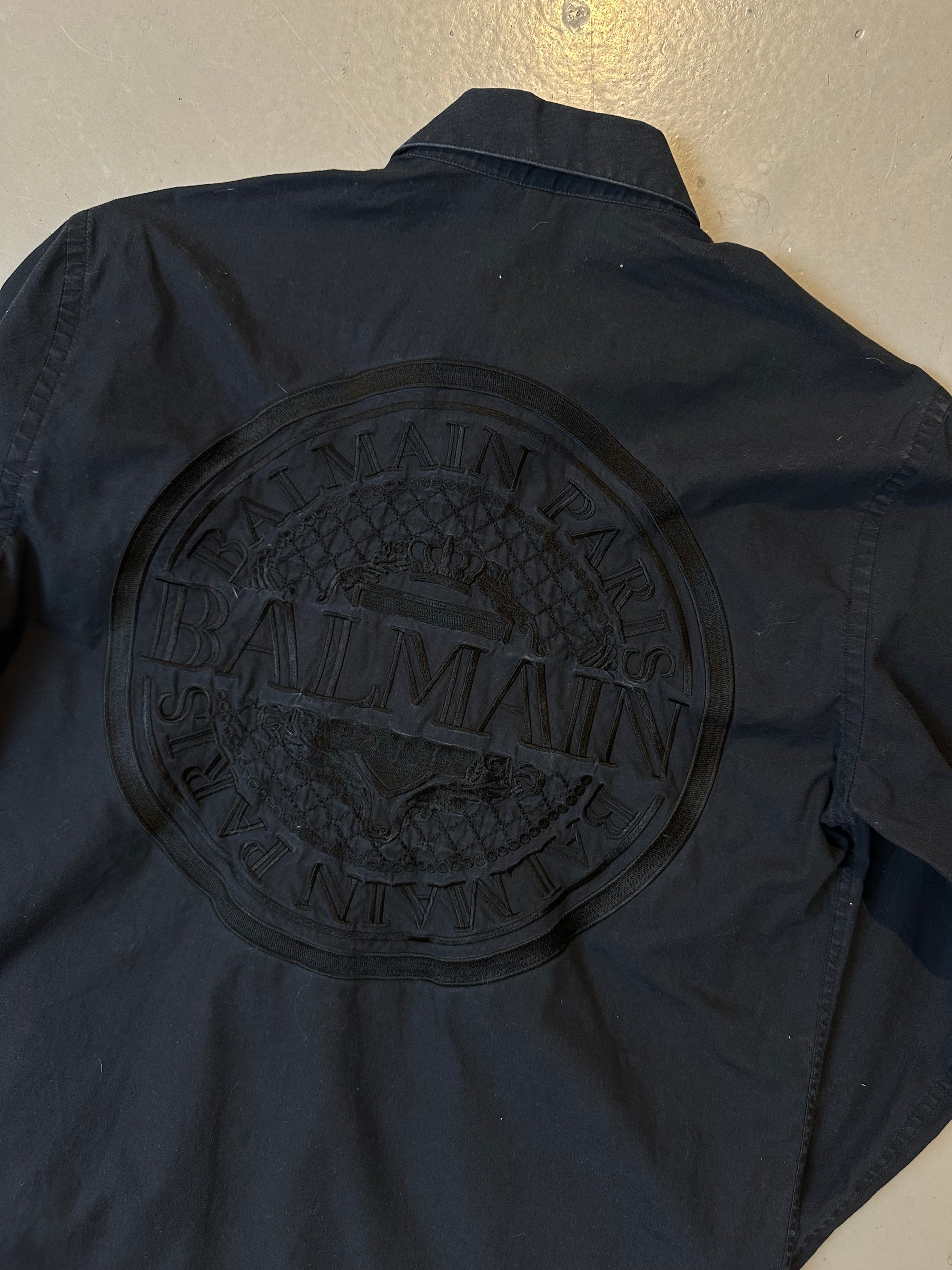 Vintage Black Balmain Shirt S