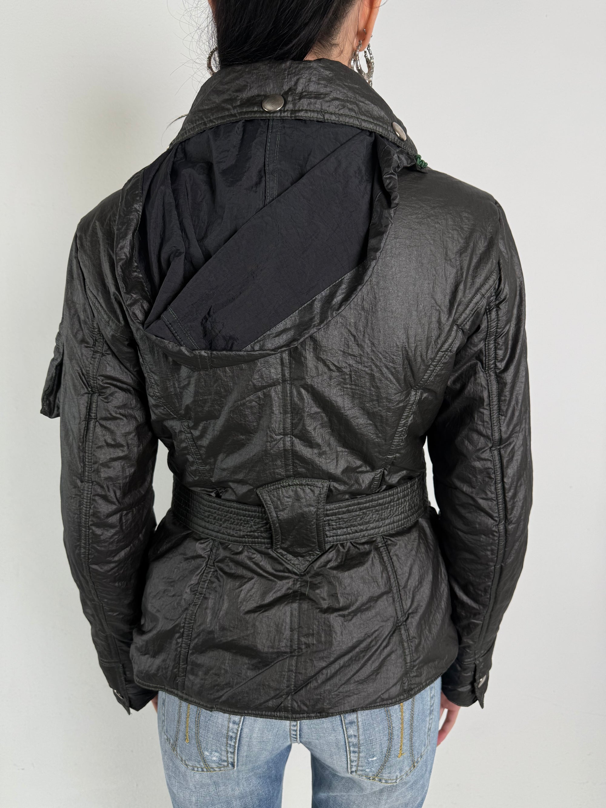 Vintage Gucci Dark Grey Puffer Jacket S/M
