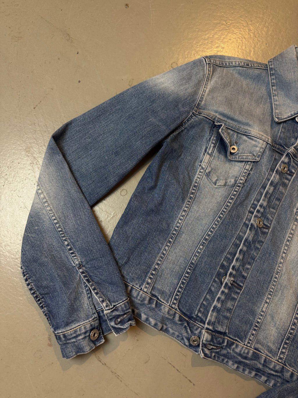 Vintage Diesel Light Blue Denim Jacket S/M