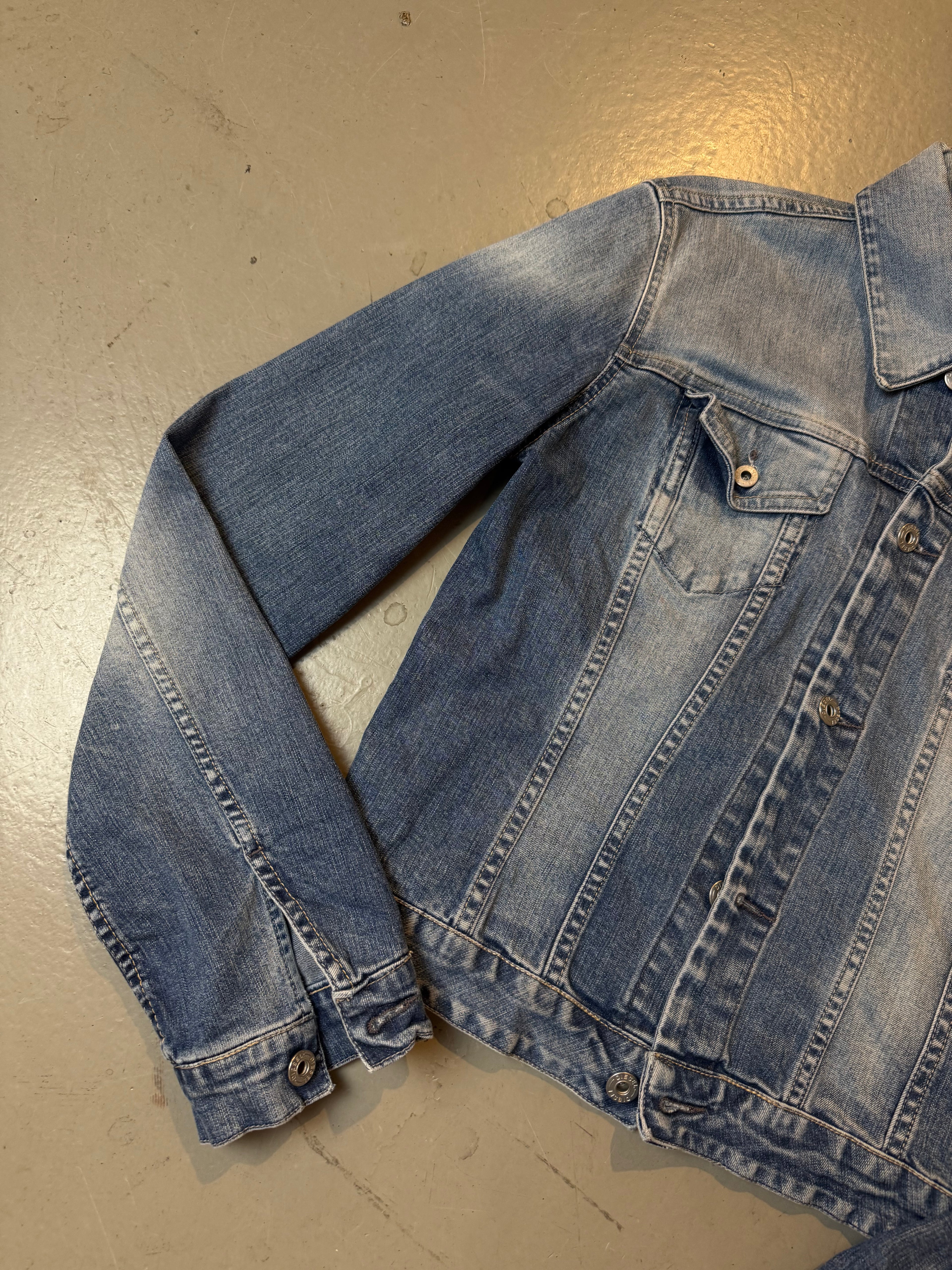 Vintage Diesel Light Blue Denim Jacket S/M