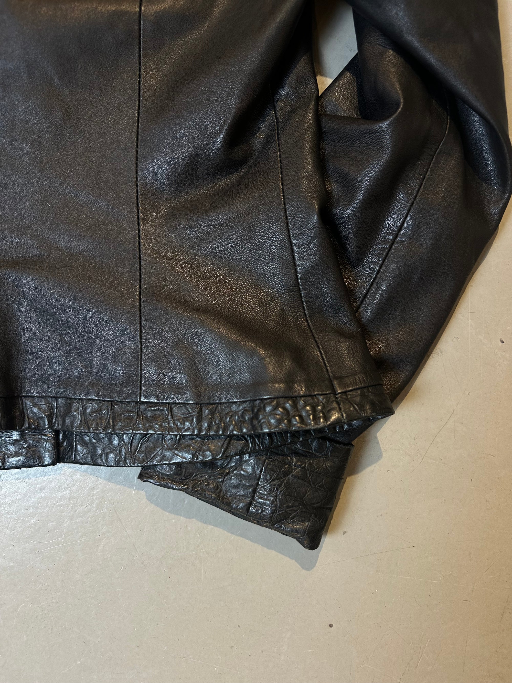 Vintage Borgo Antico Leather Blazer XS/S