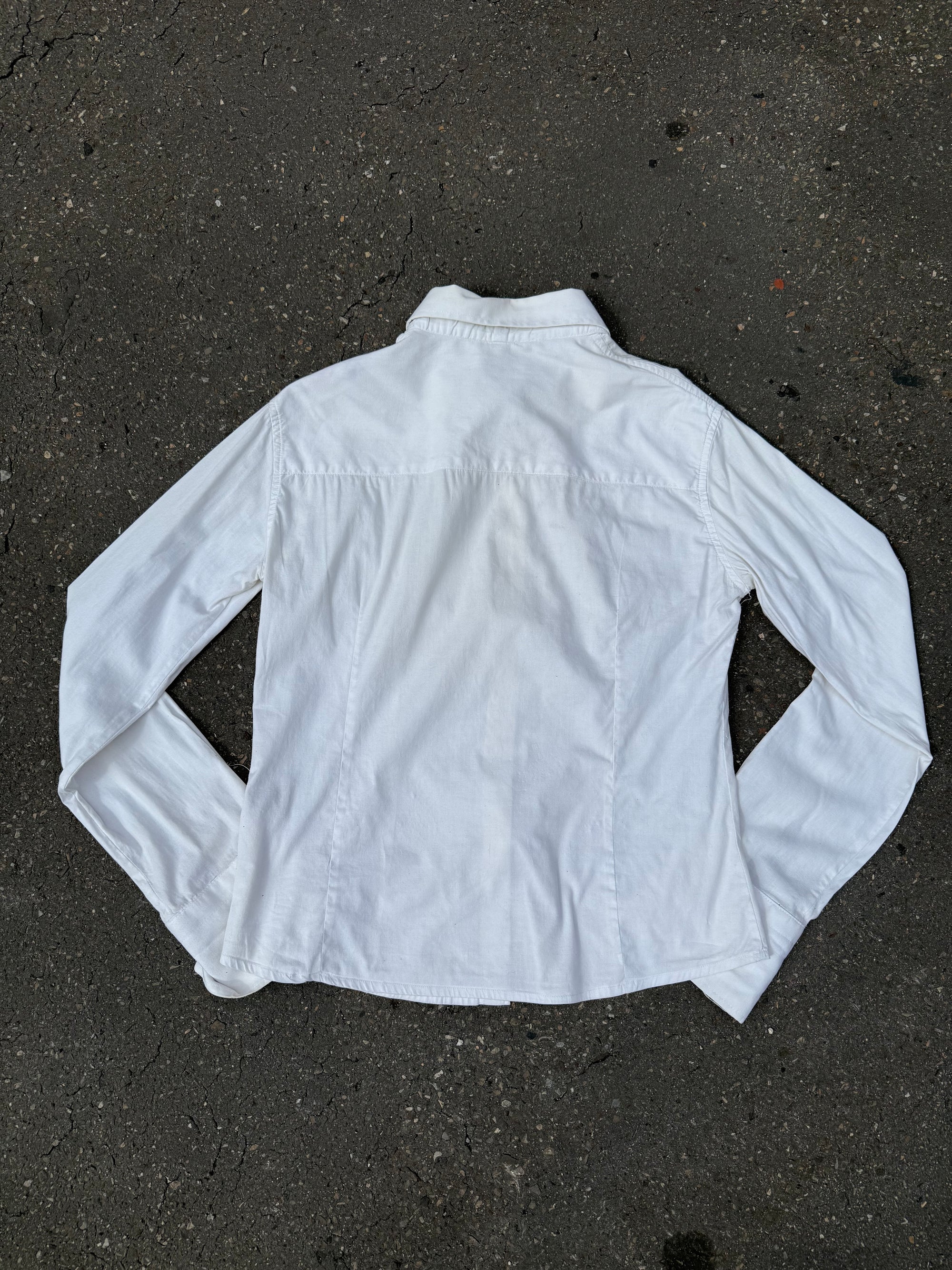 Vintage Burberry White Button Up Shirt M/L