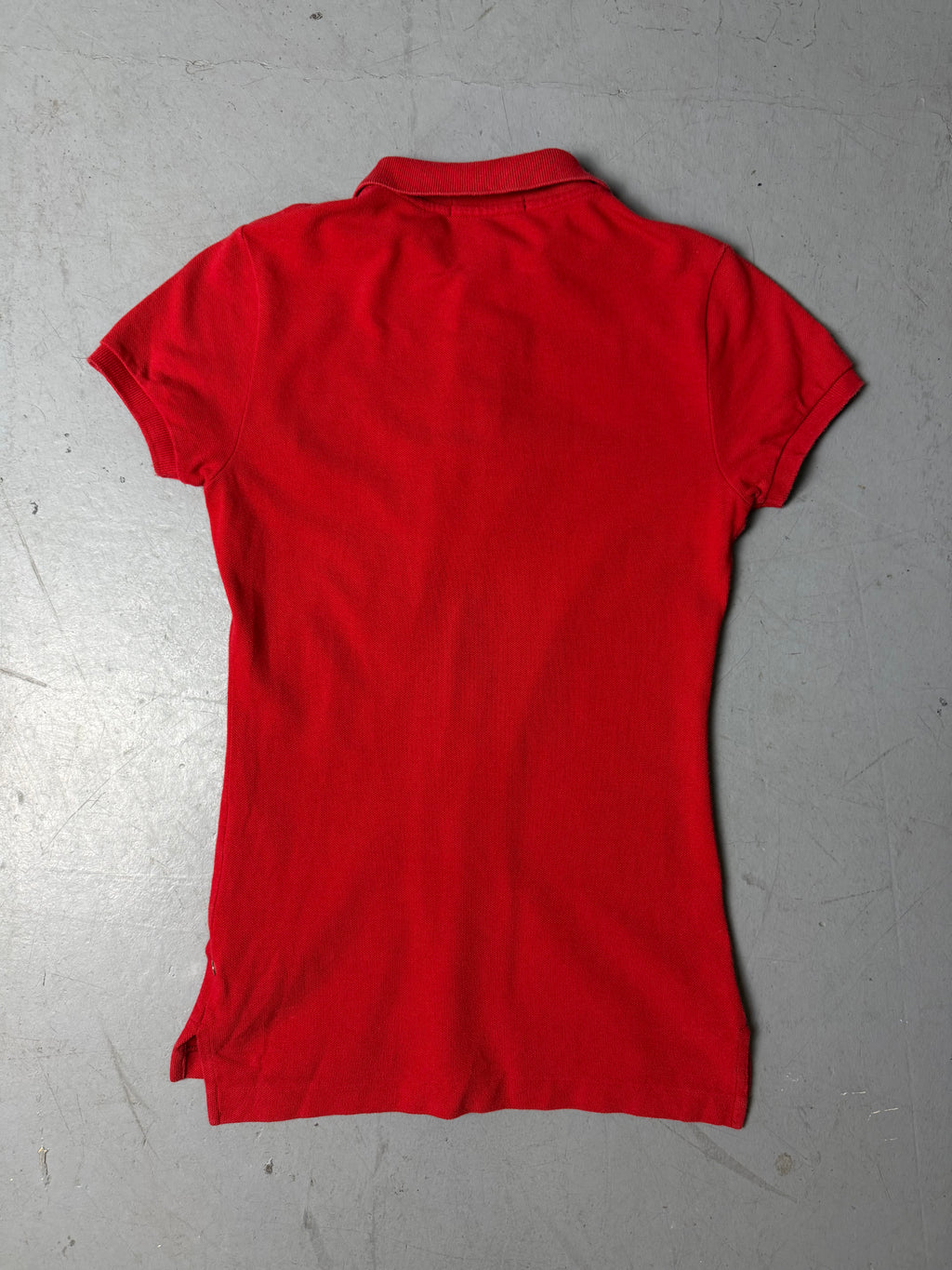 Produktbild Vintage Ralph Lauren Red Slim Fit Polo XS/S von hinten