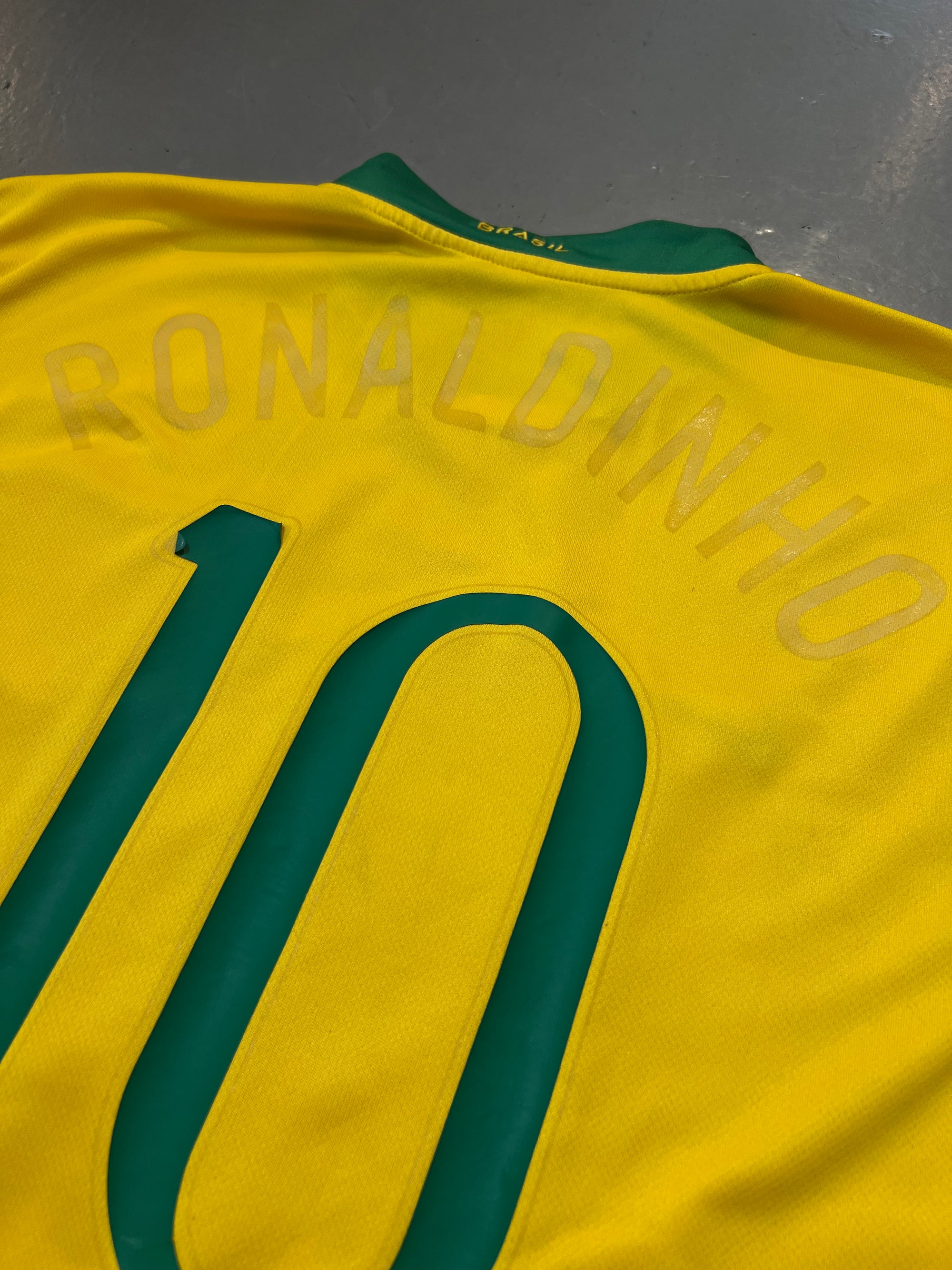 Detail Bild von Brasilien Nike Trikot Spielernummer