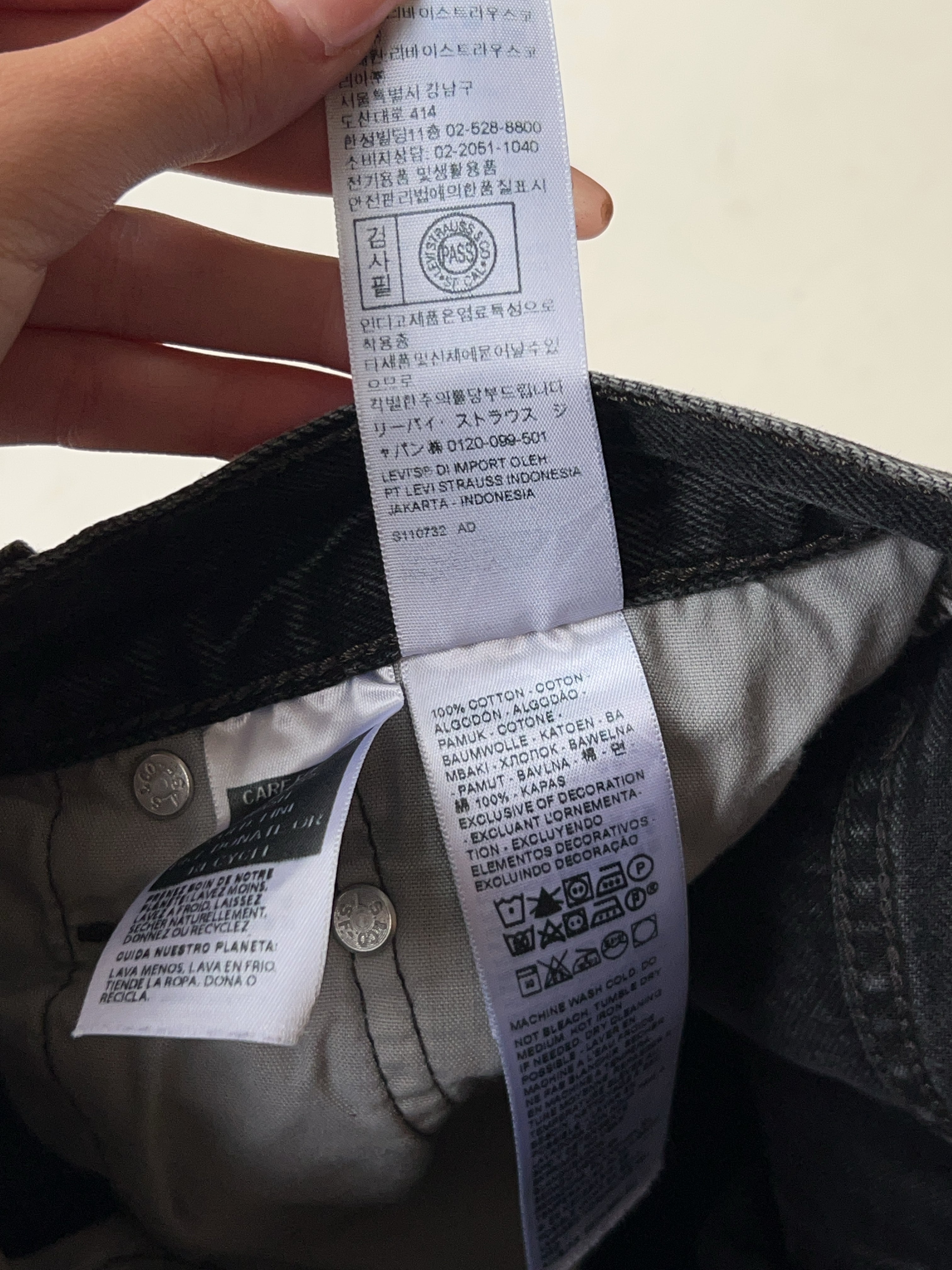 Vintage Levi's 501 Black Reworked Bootcut Jeans (S)