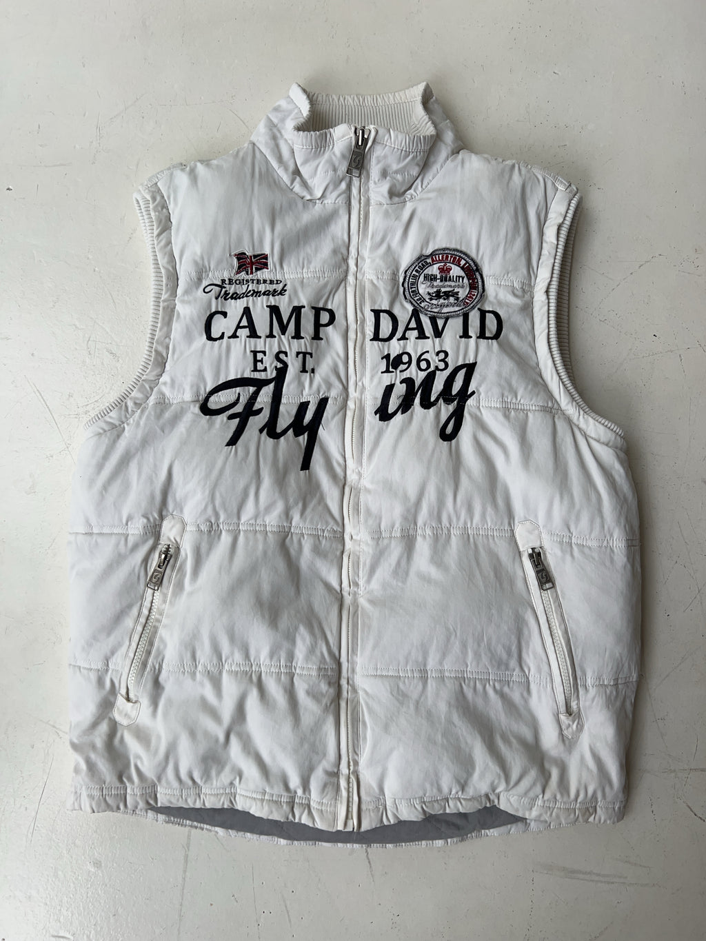Vintage Camp David Puffer Vest (M)