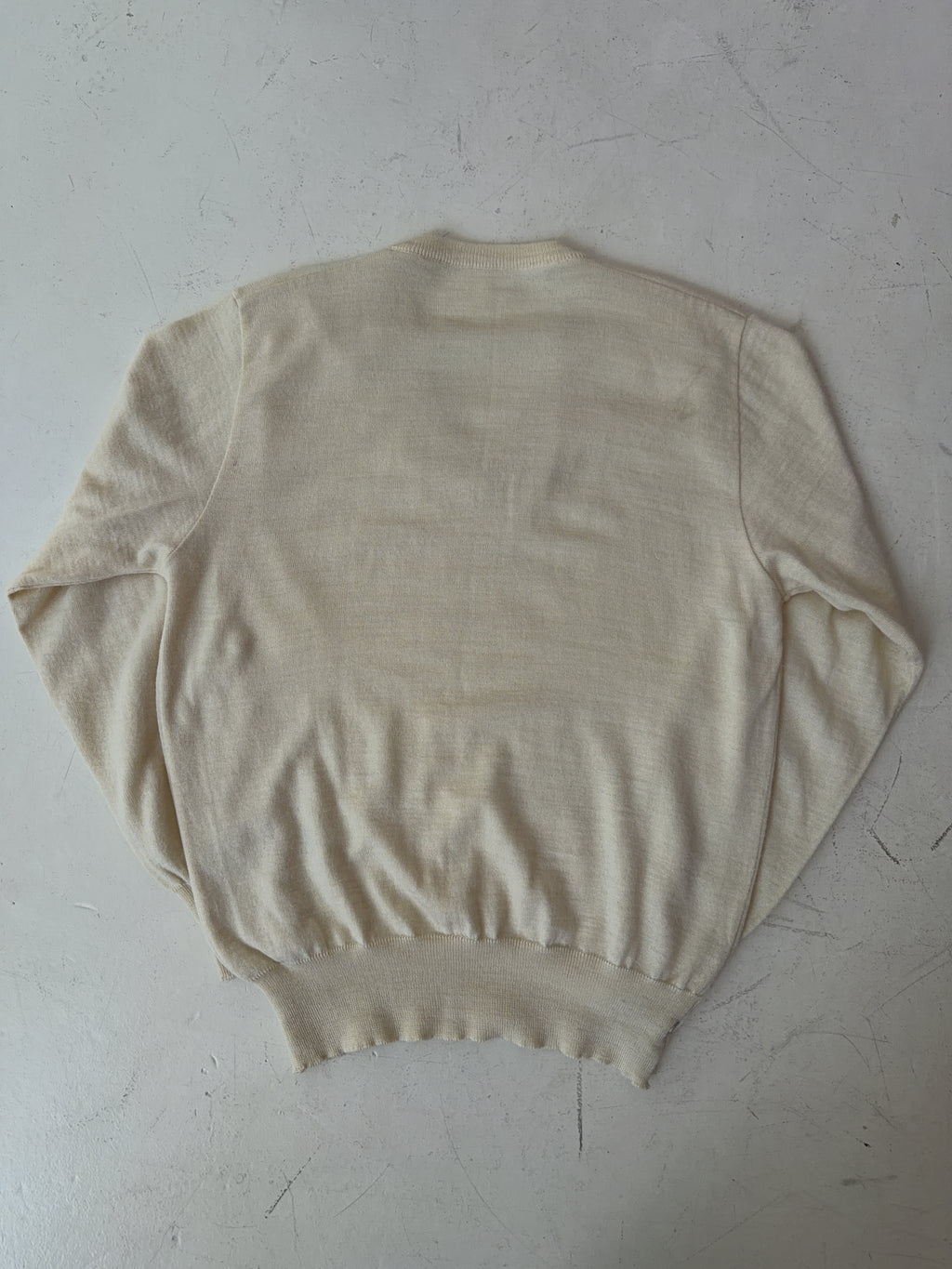 Vintage YSL Beige Knit Sweater (L)