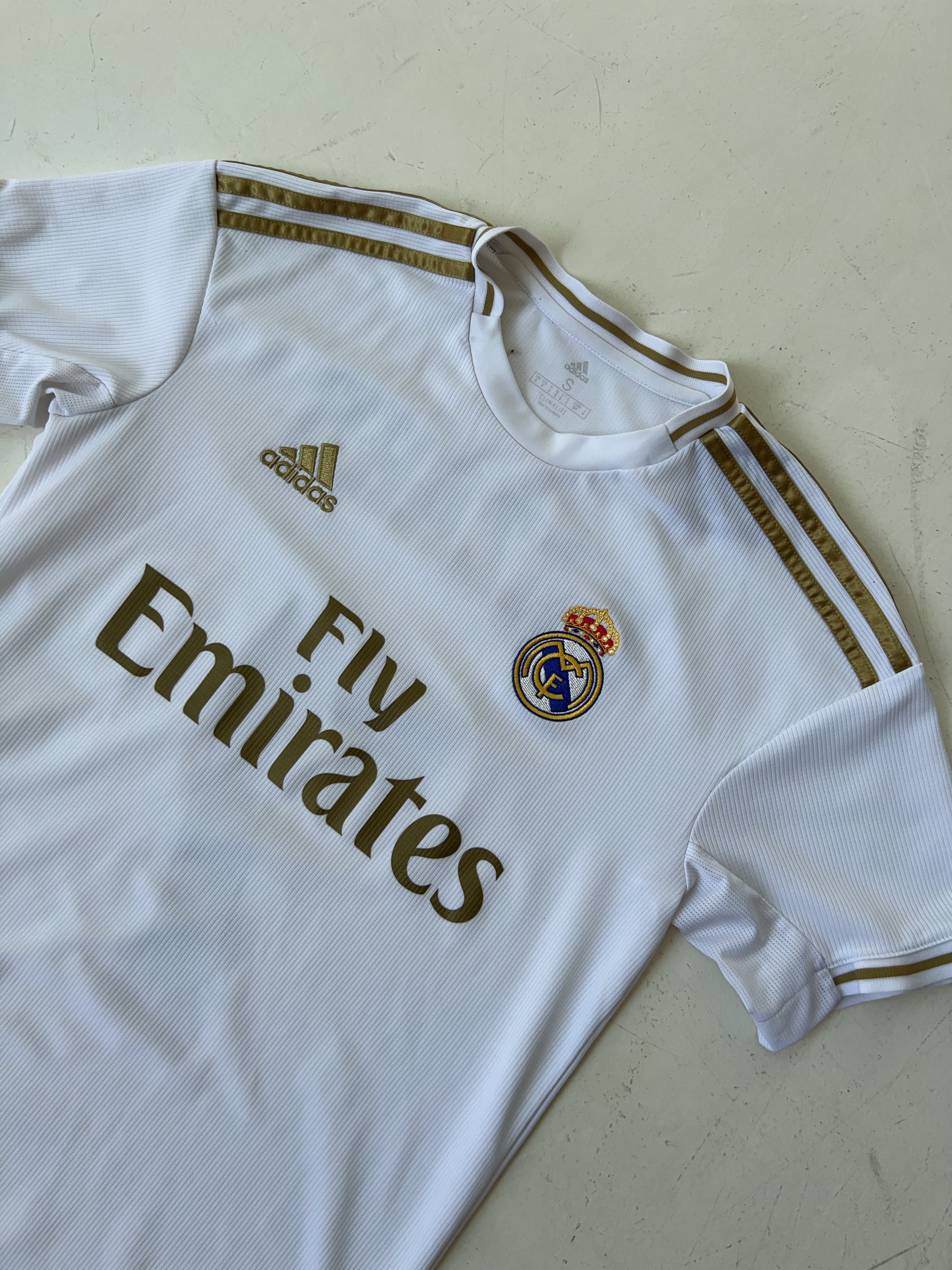 Vintage Adidas Real Madrid 2019/20 Hazard Home Jersey (S)