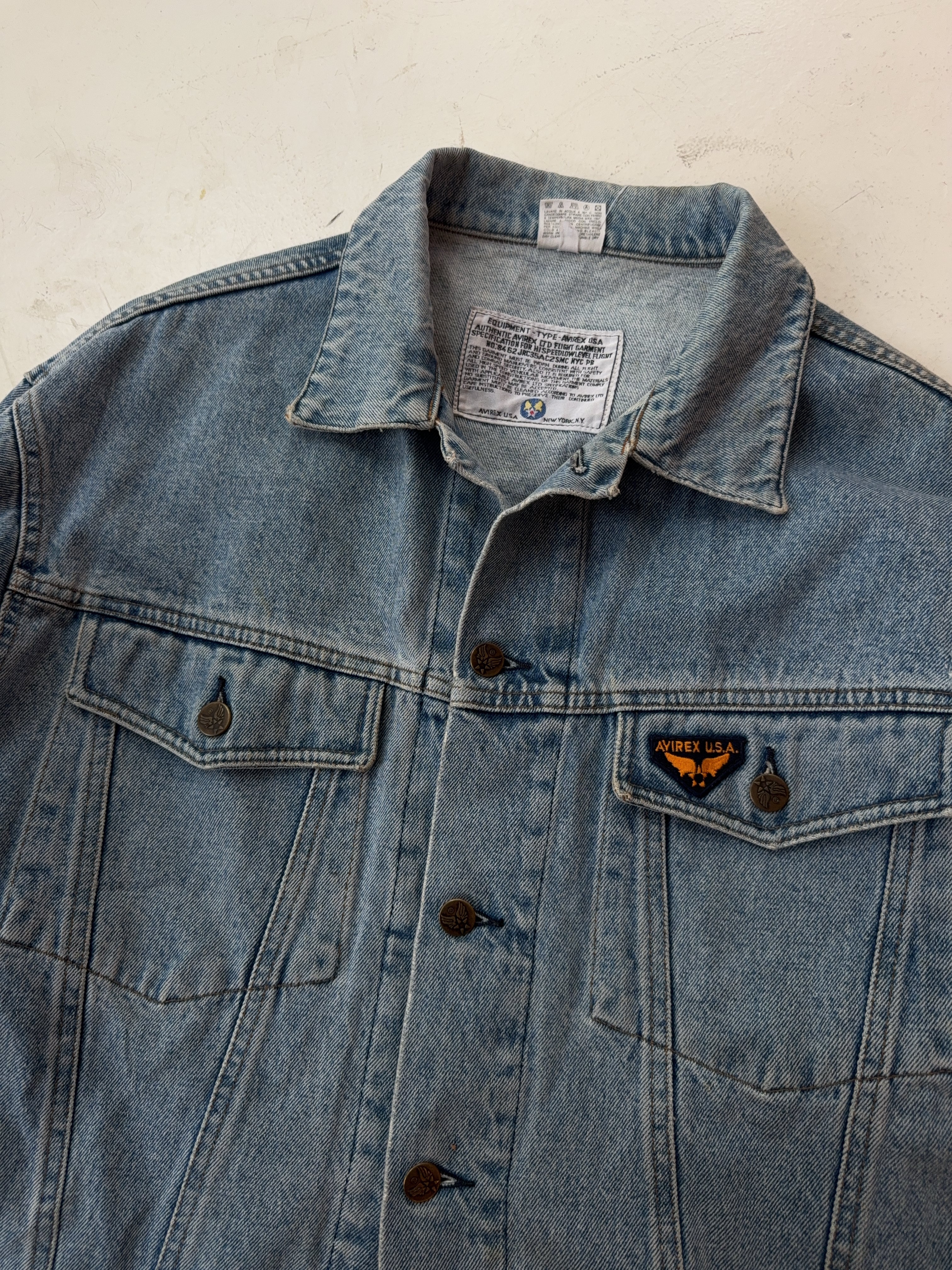 Vintage Avirex Jeansjacke (XL)