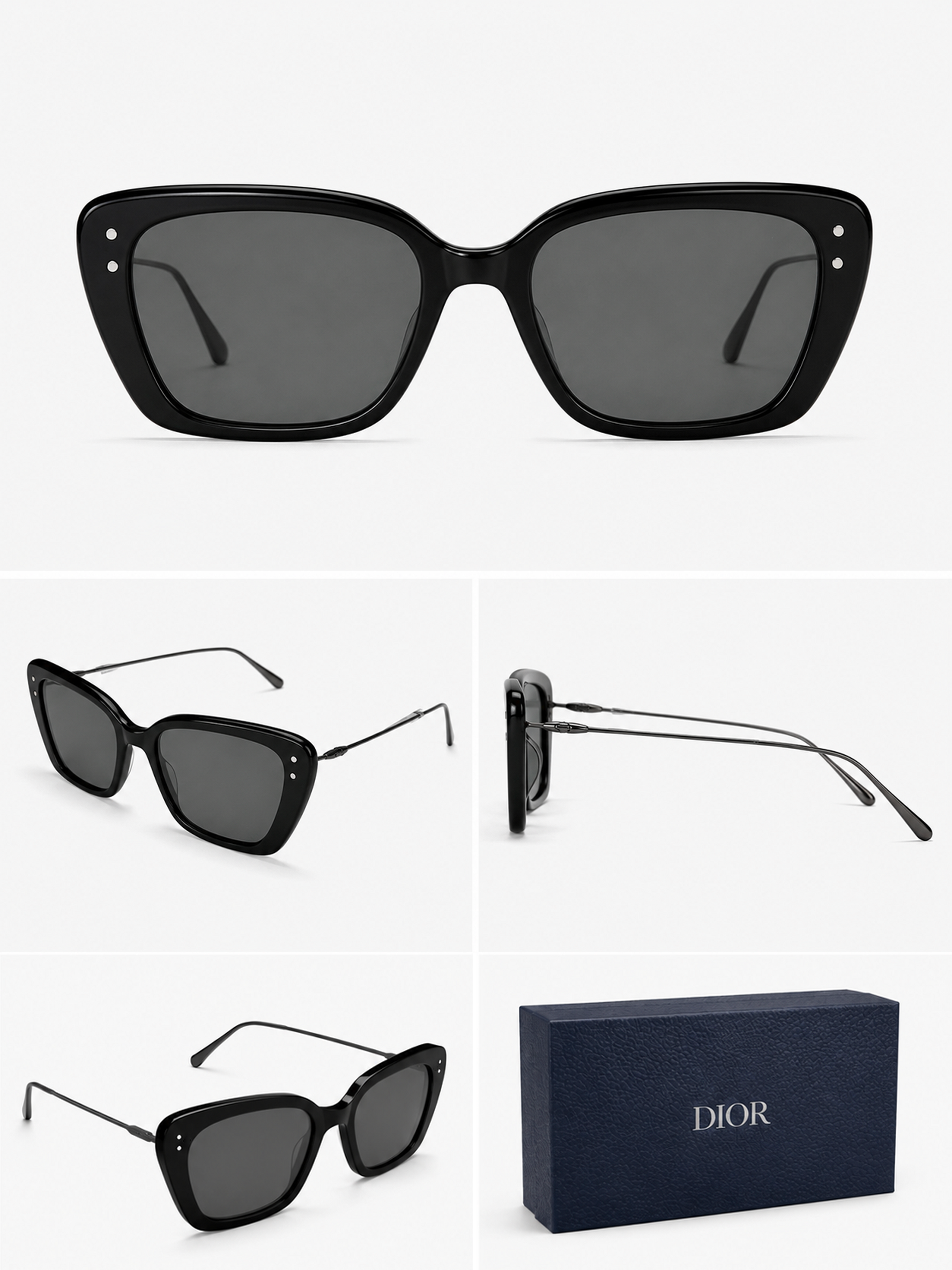 Dior Black Cateye Sunglasses
