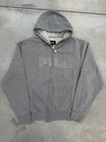 Vintage Fila Grey Zip Up Hoodie L/XL