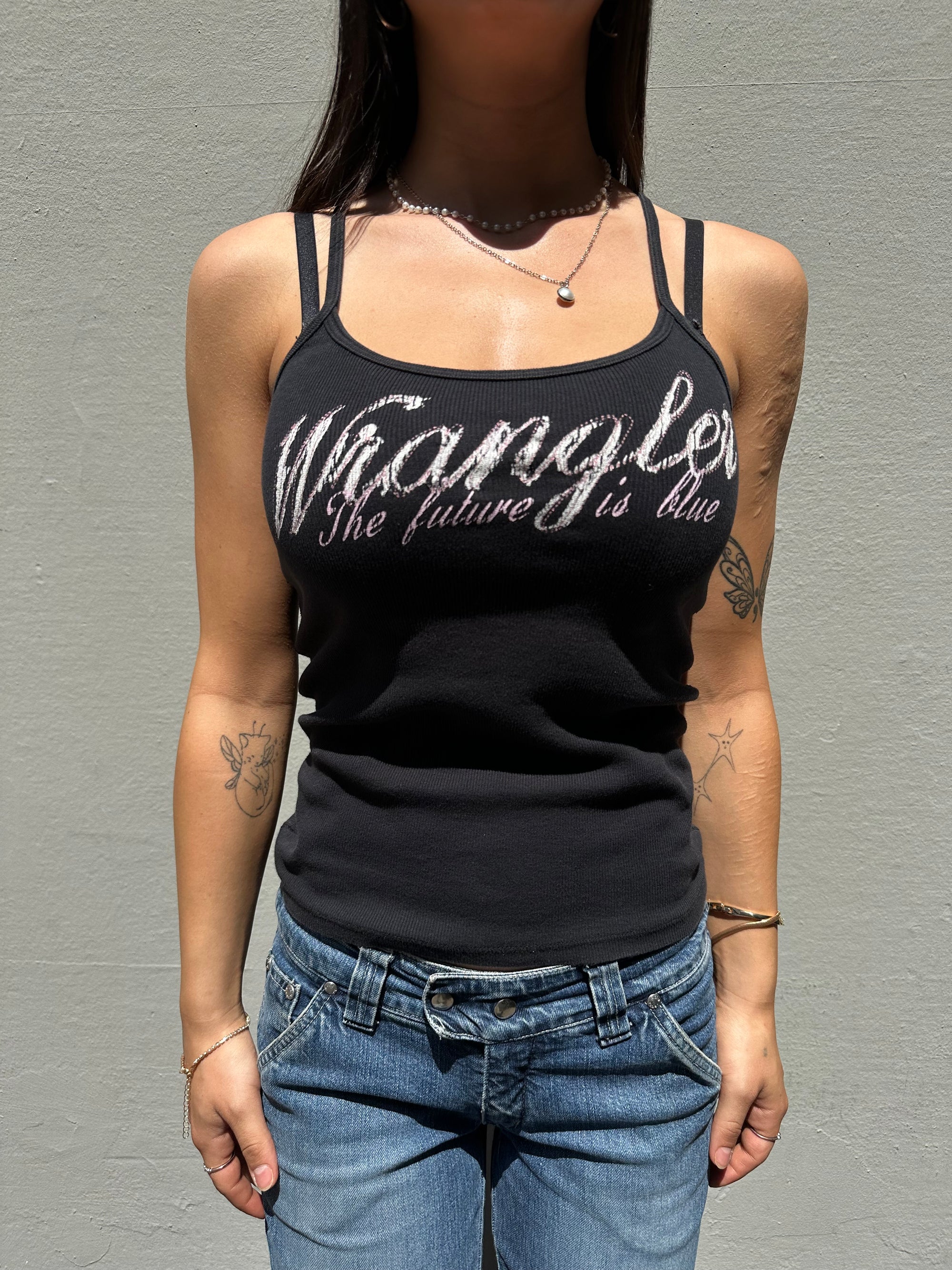 Vintage Black Wrangler Top XS/S