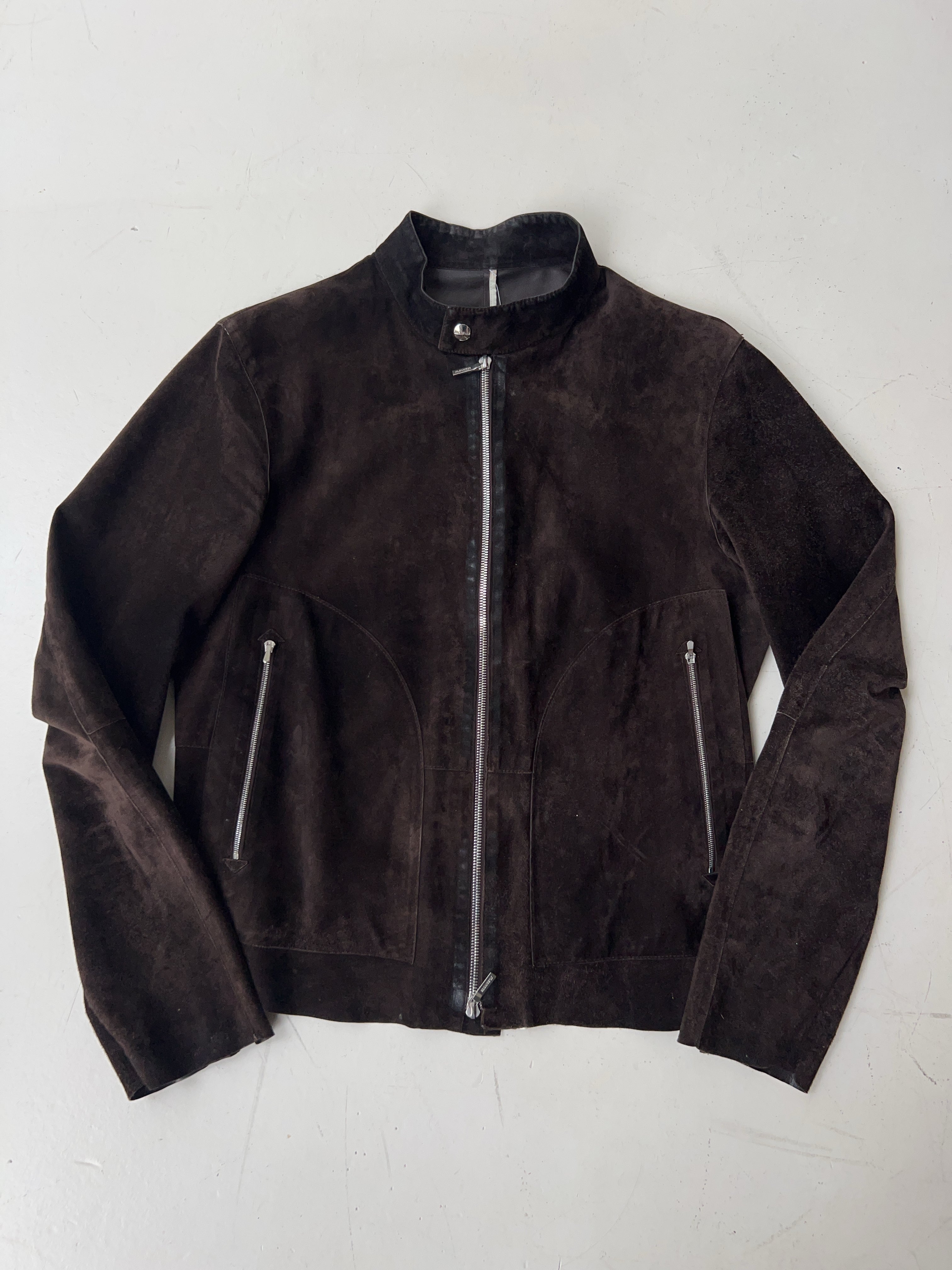 Vintage Jil Sander Brown Leather Jacket (M)