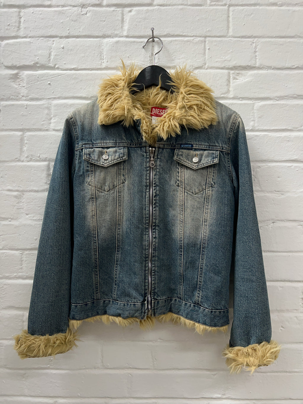 Vintage Diesel Y2K Jeansjacke (S)