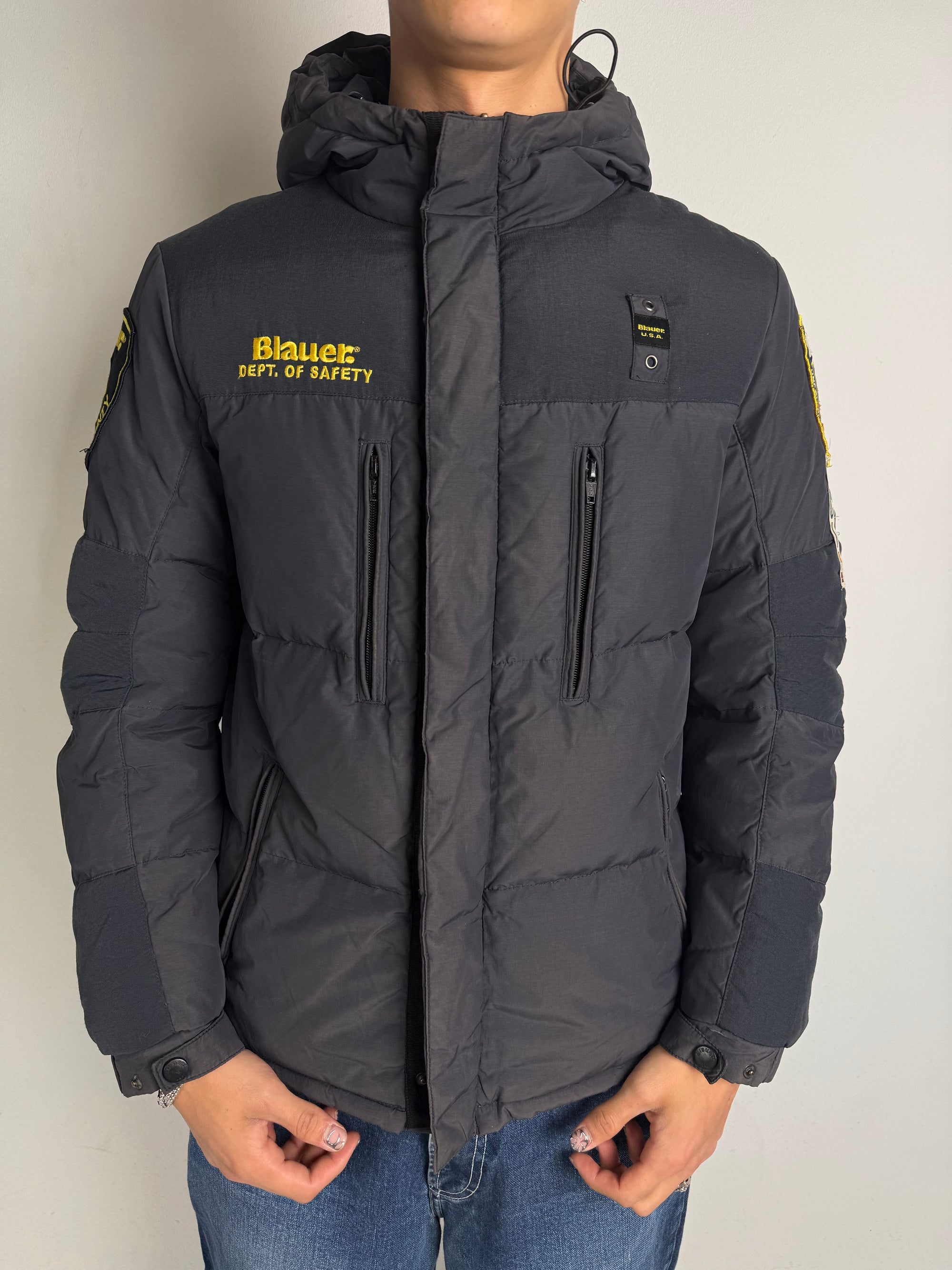Vintage Blauer Down Filled Winter Jacket L