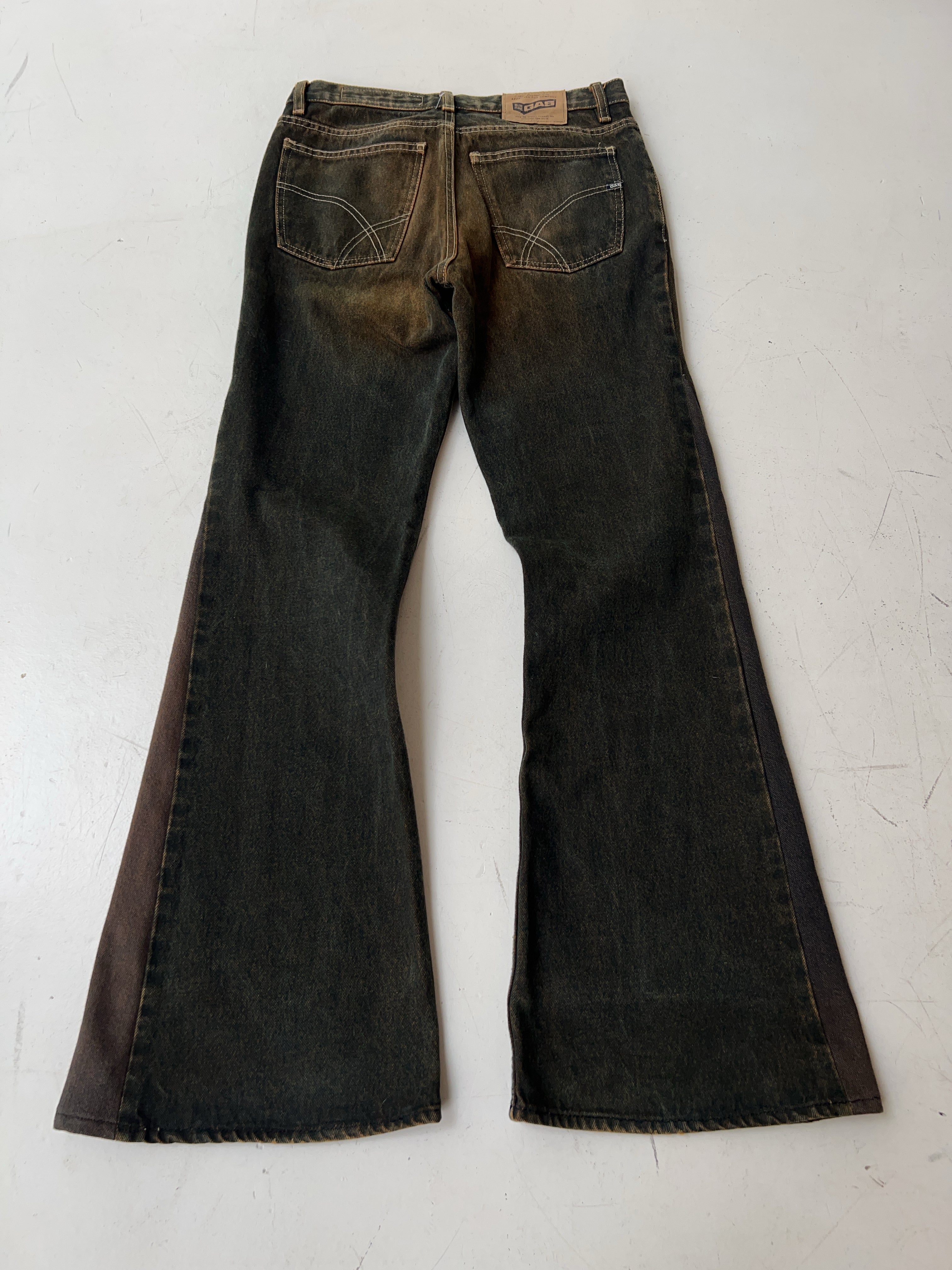 Vintage GAS Brown Flared Jeans (M)