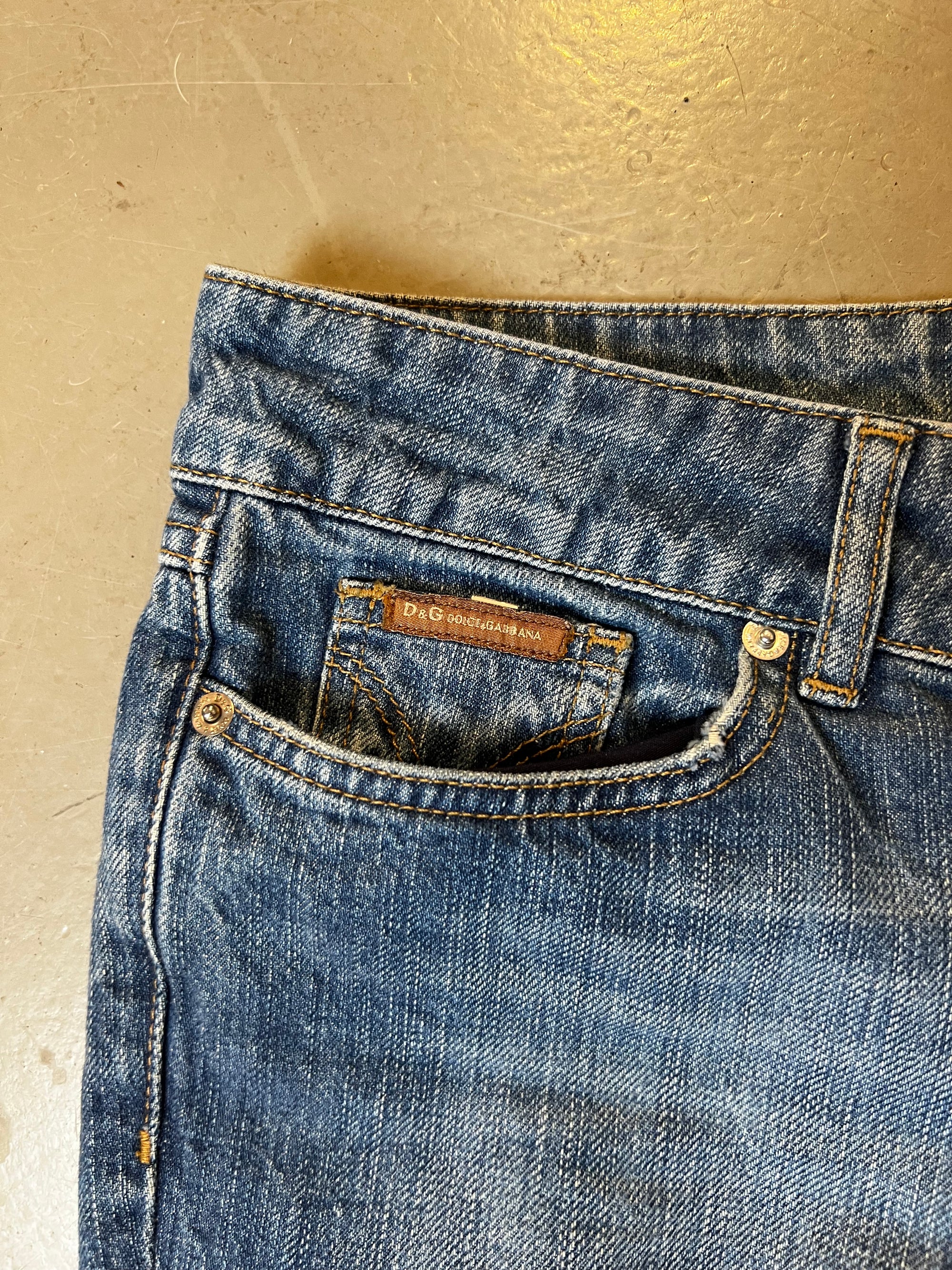 Vintage Dolce&Gabbana Straight Leg Jeans S