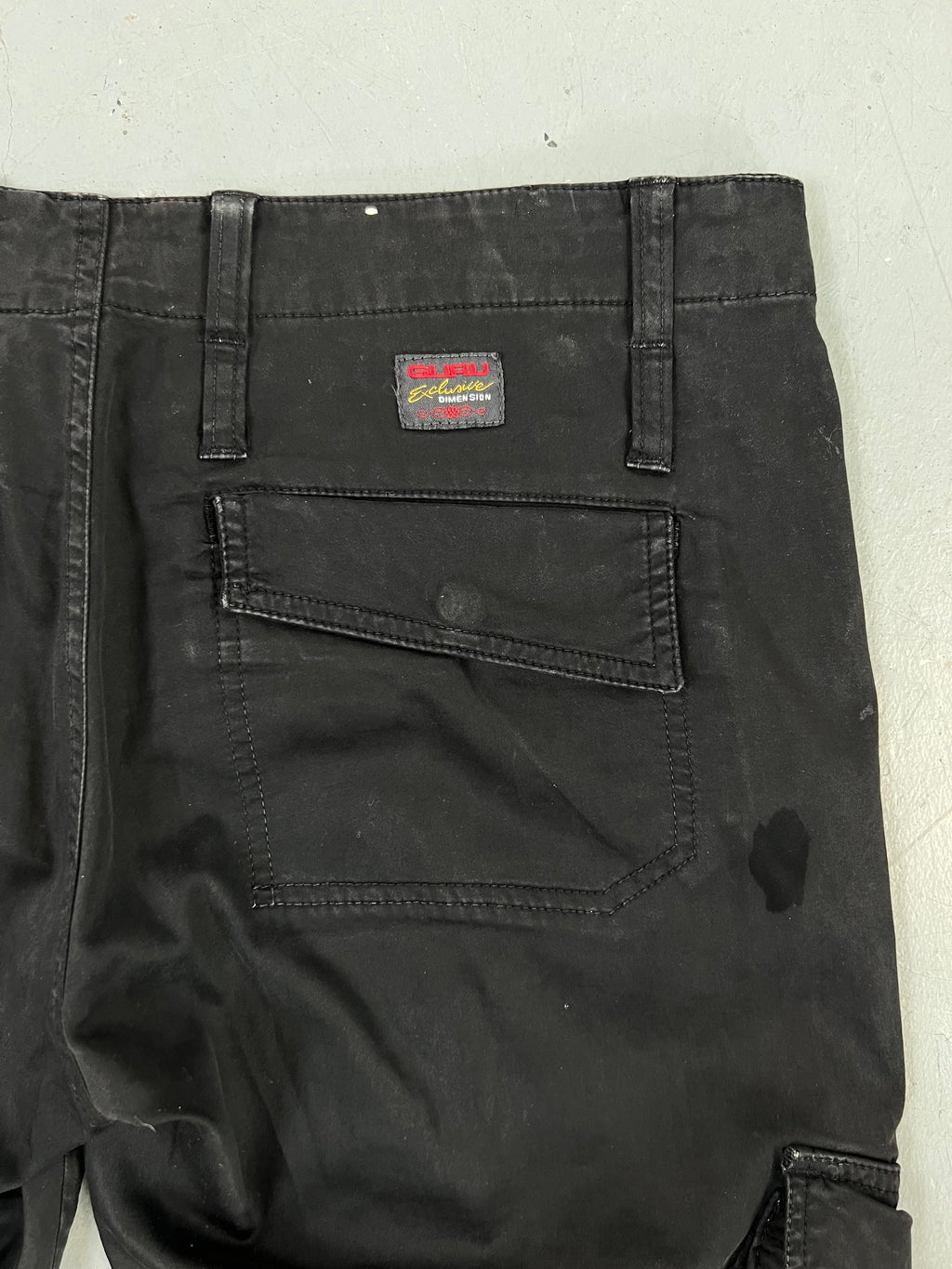Vintage Guru Black Cargo Cargo Pants M/L