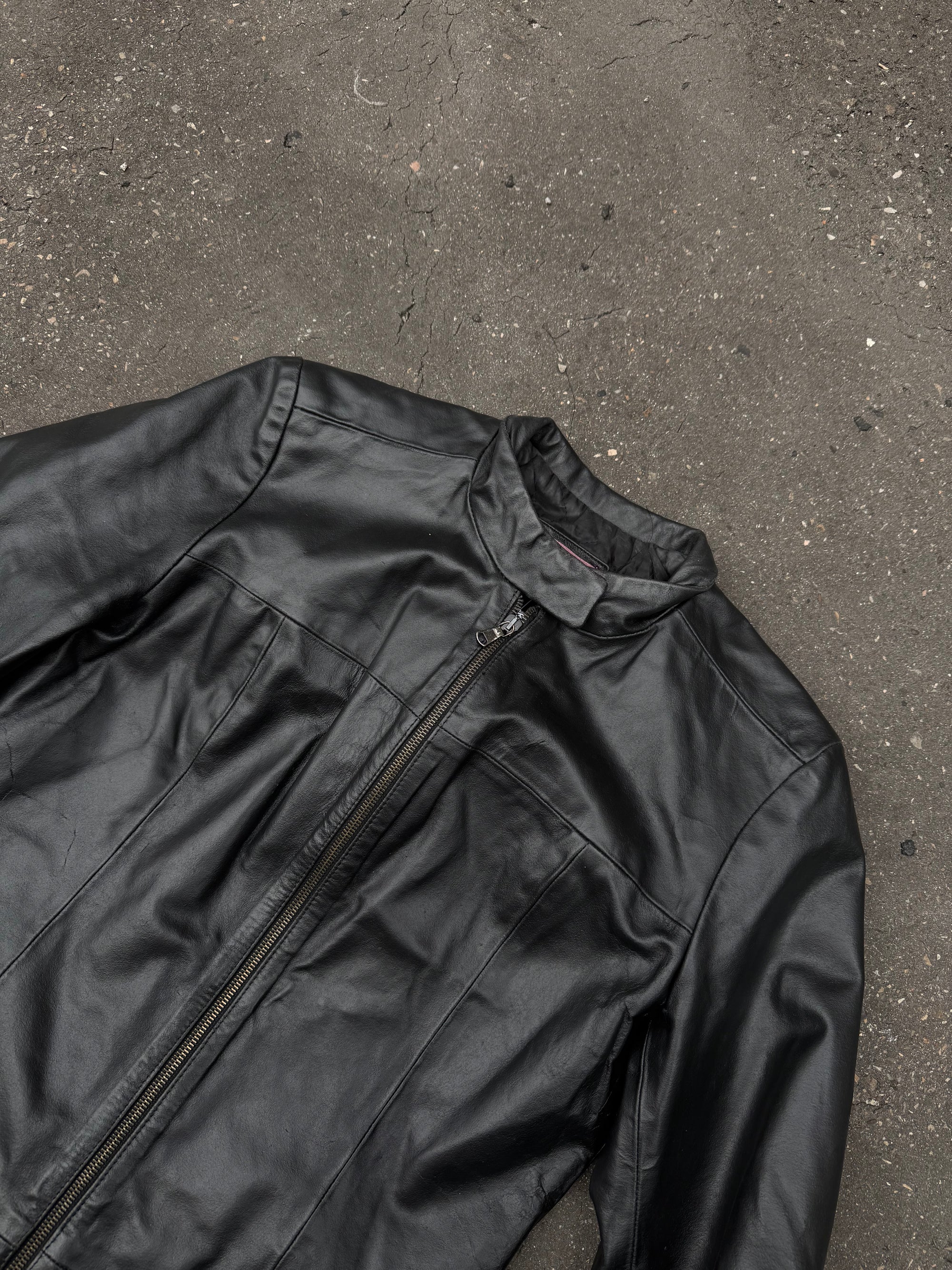 Vintage Kocca Black Leather Jacket S/M