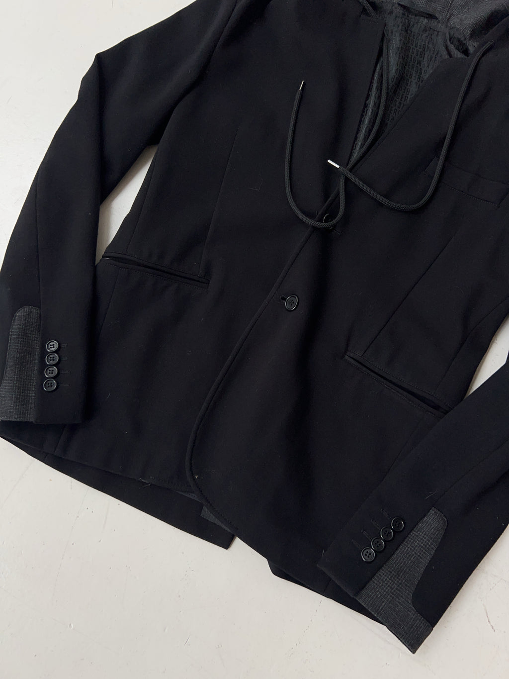 Vintage Bikkembergs Hooded Blazer Jacket (L)