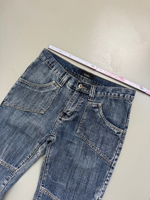 Vintage Flared Cargo Denim M