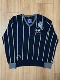 Produktbild von einem Vintage La Martina Striped Knit Sweater von vorne