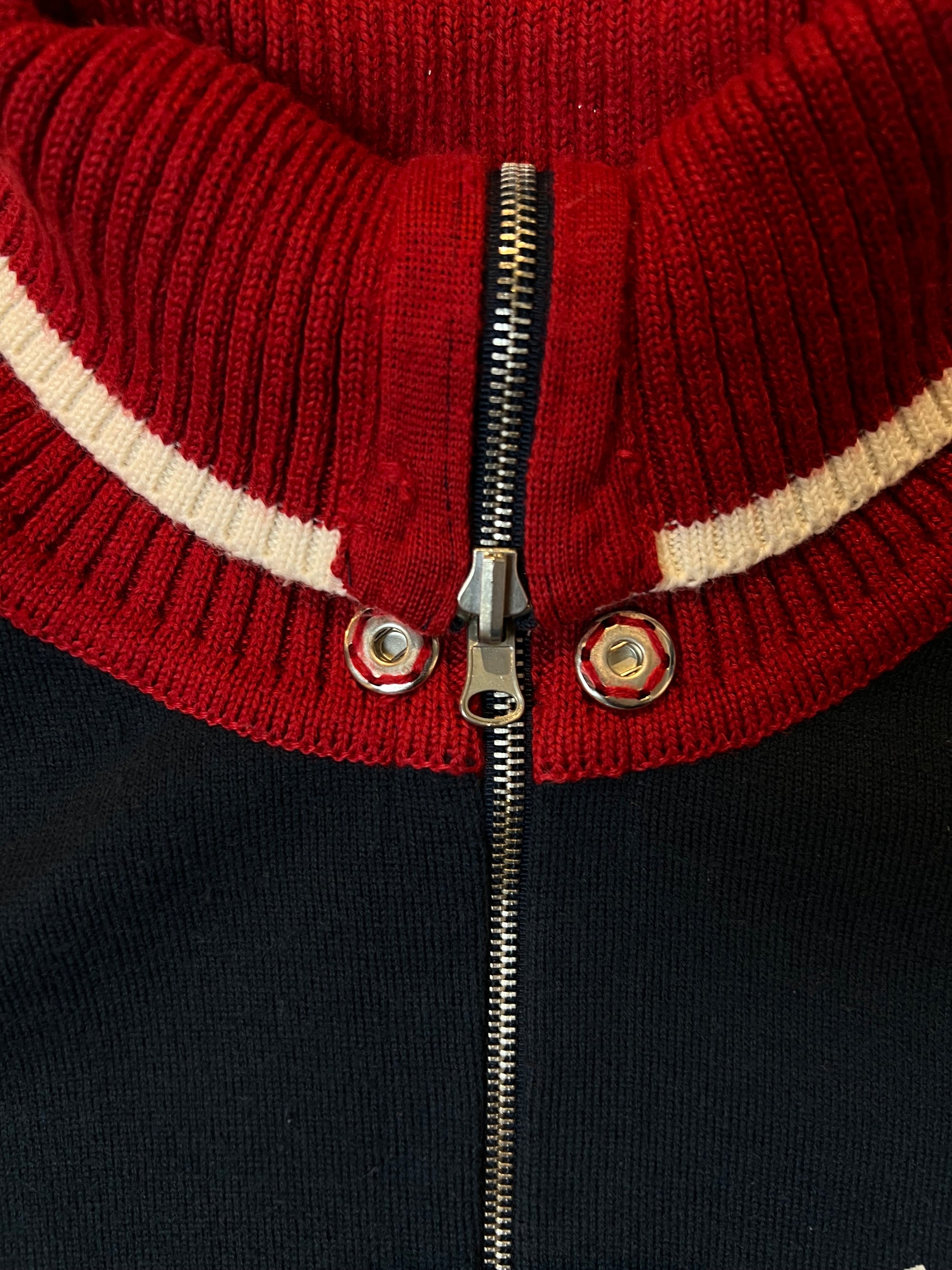Vintage NYC Turtleneck Knit Zip Sweater M/L