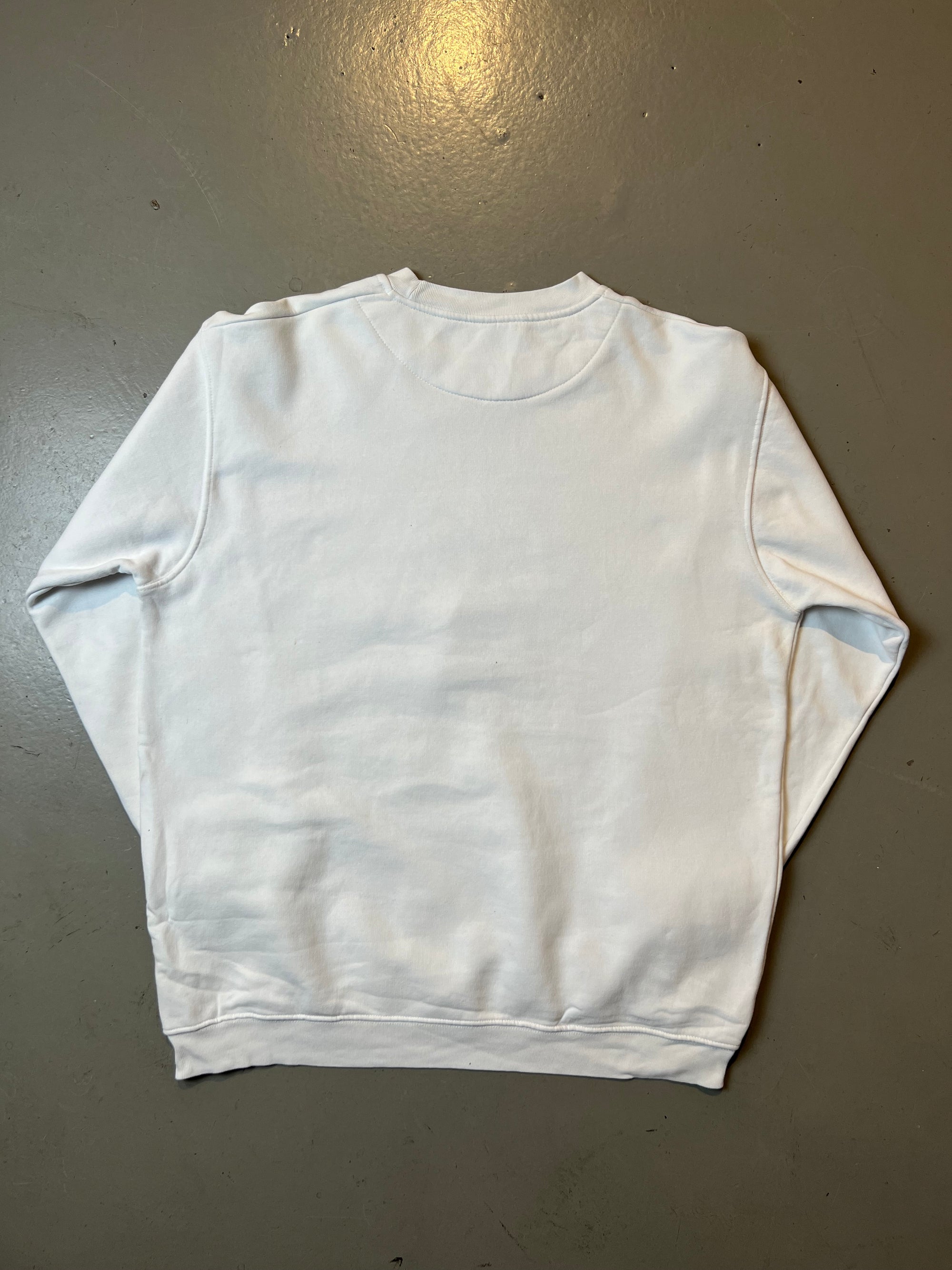 Vintage White Fubu Logo Sweater L/XL