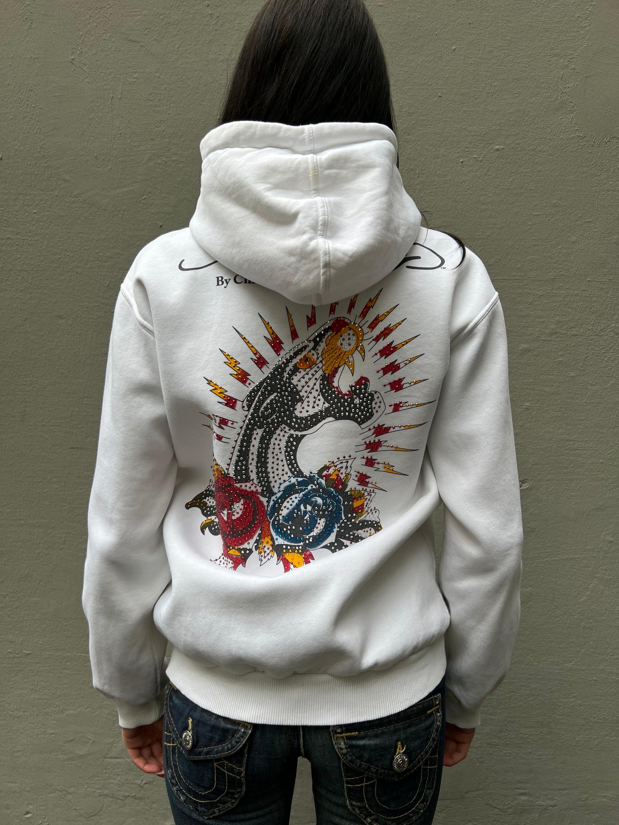 Vintage Ed Hardy by Christian Audigier Zipper M/L
