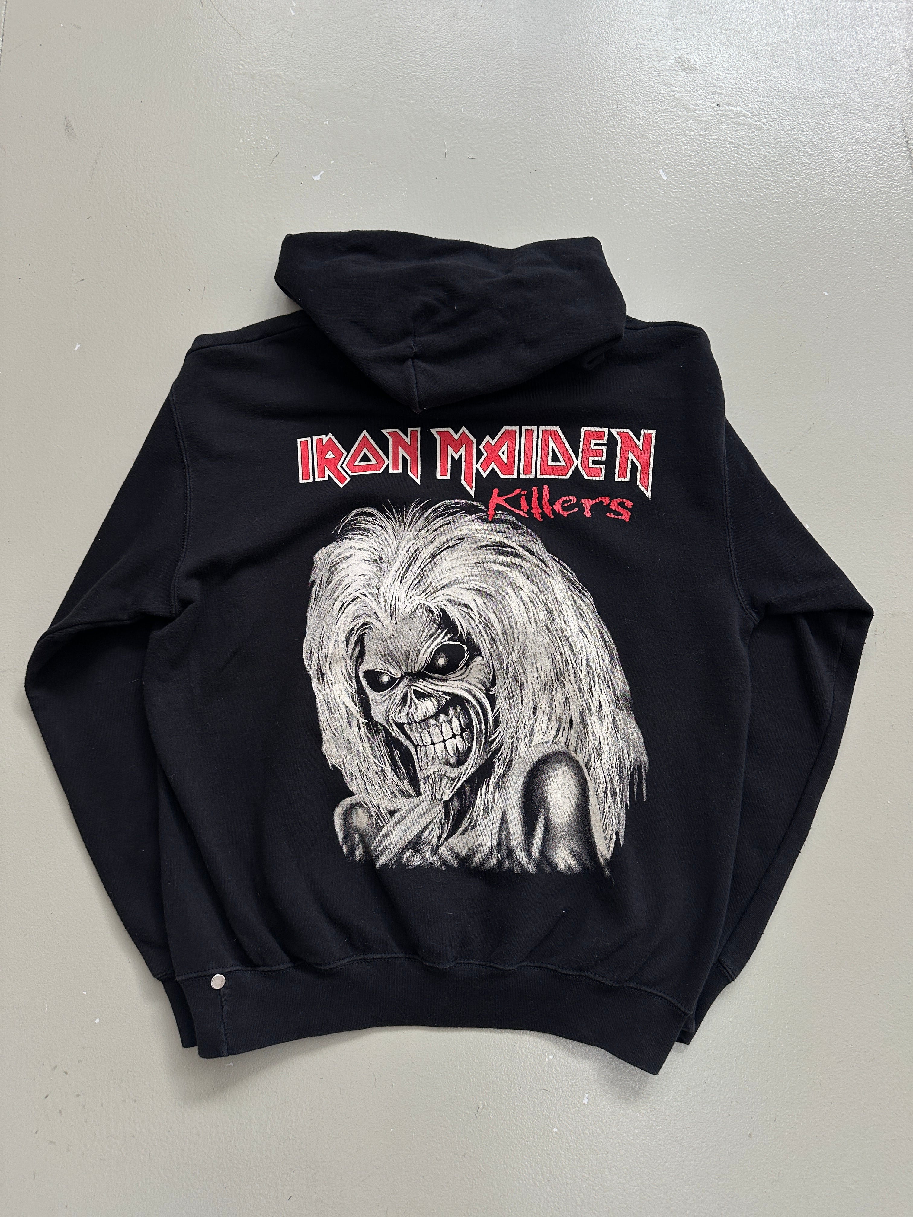 Vintage Iron Maiden Killers Merch Hoodie M