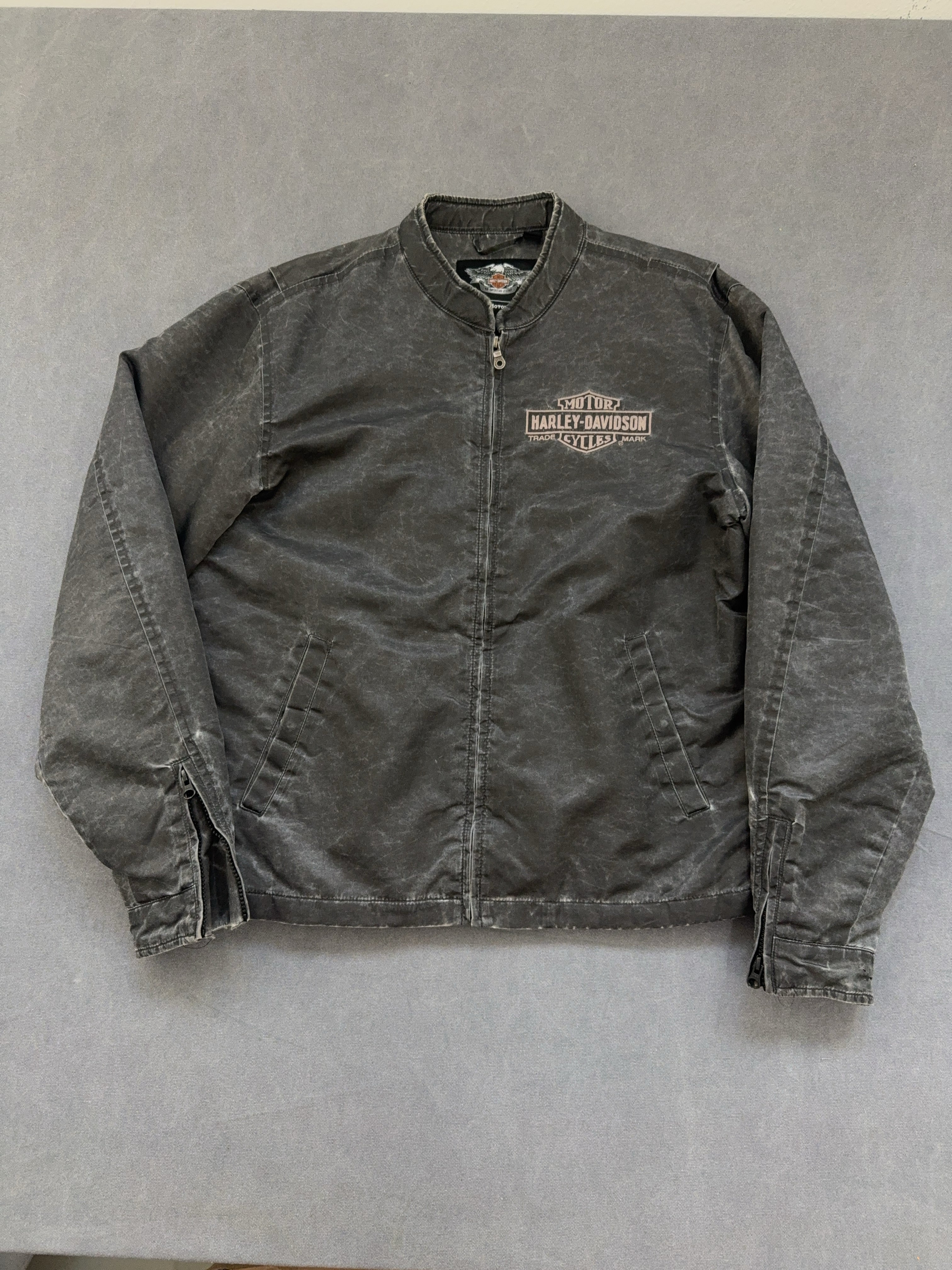 Vintage Harley-davidson Jeansjacke (L)