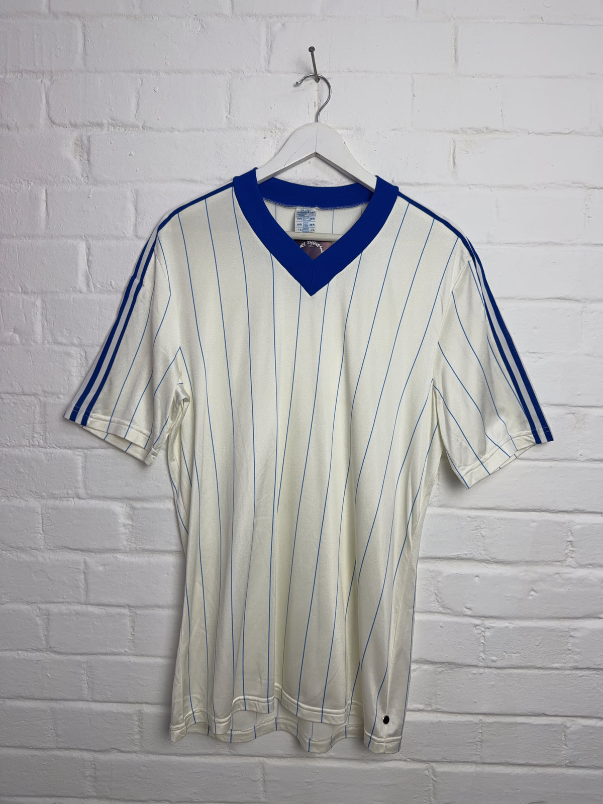 Vintage Adidas pinstriped Trikot 60-70er (L)