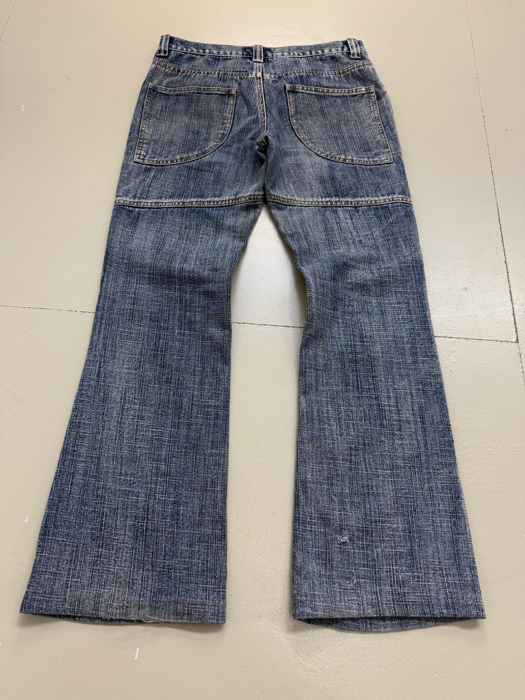 Vintage Flared Cargo Denim M