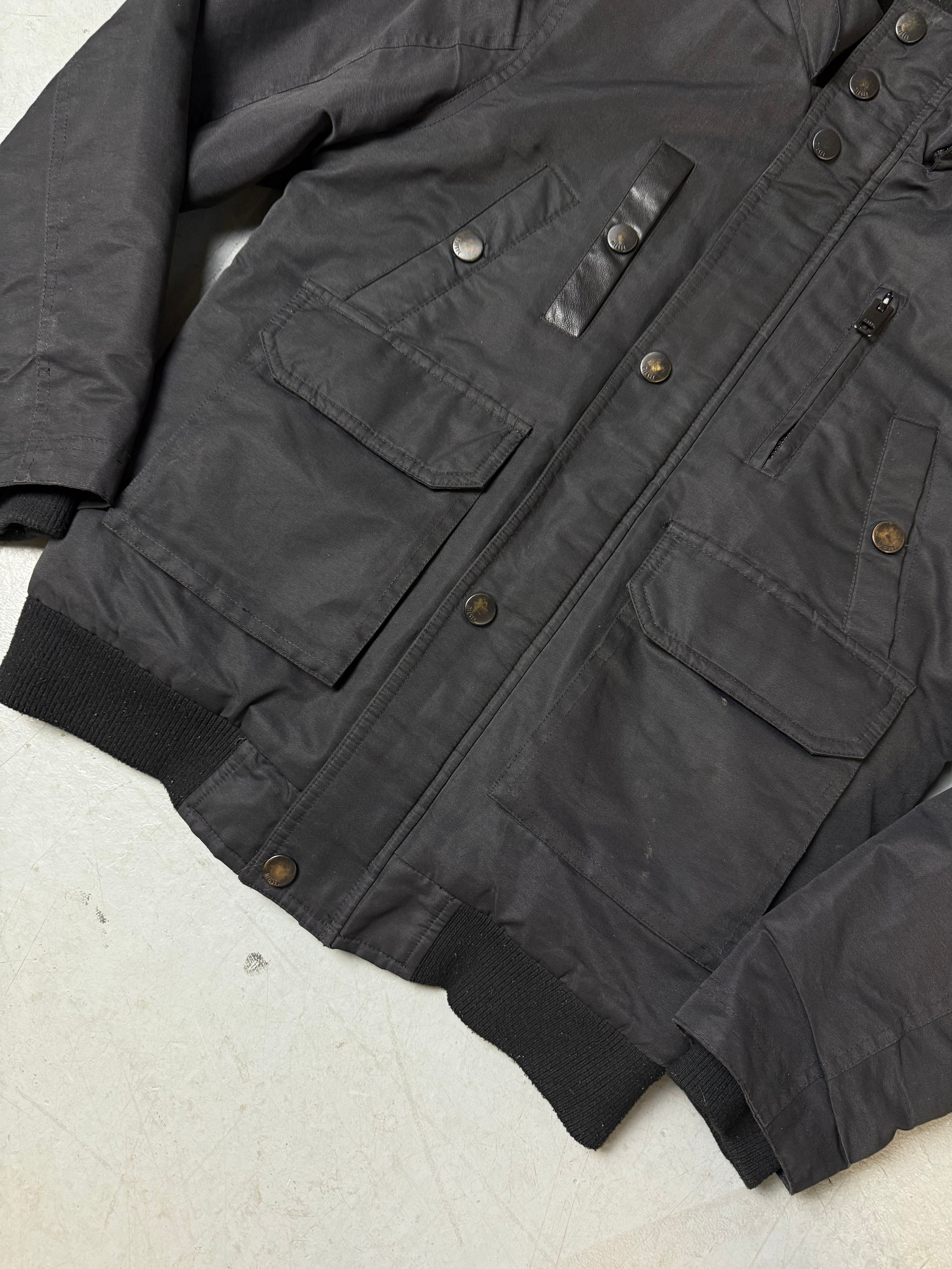 Vintage Diesel Black Puffer Jacket S/M