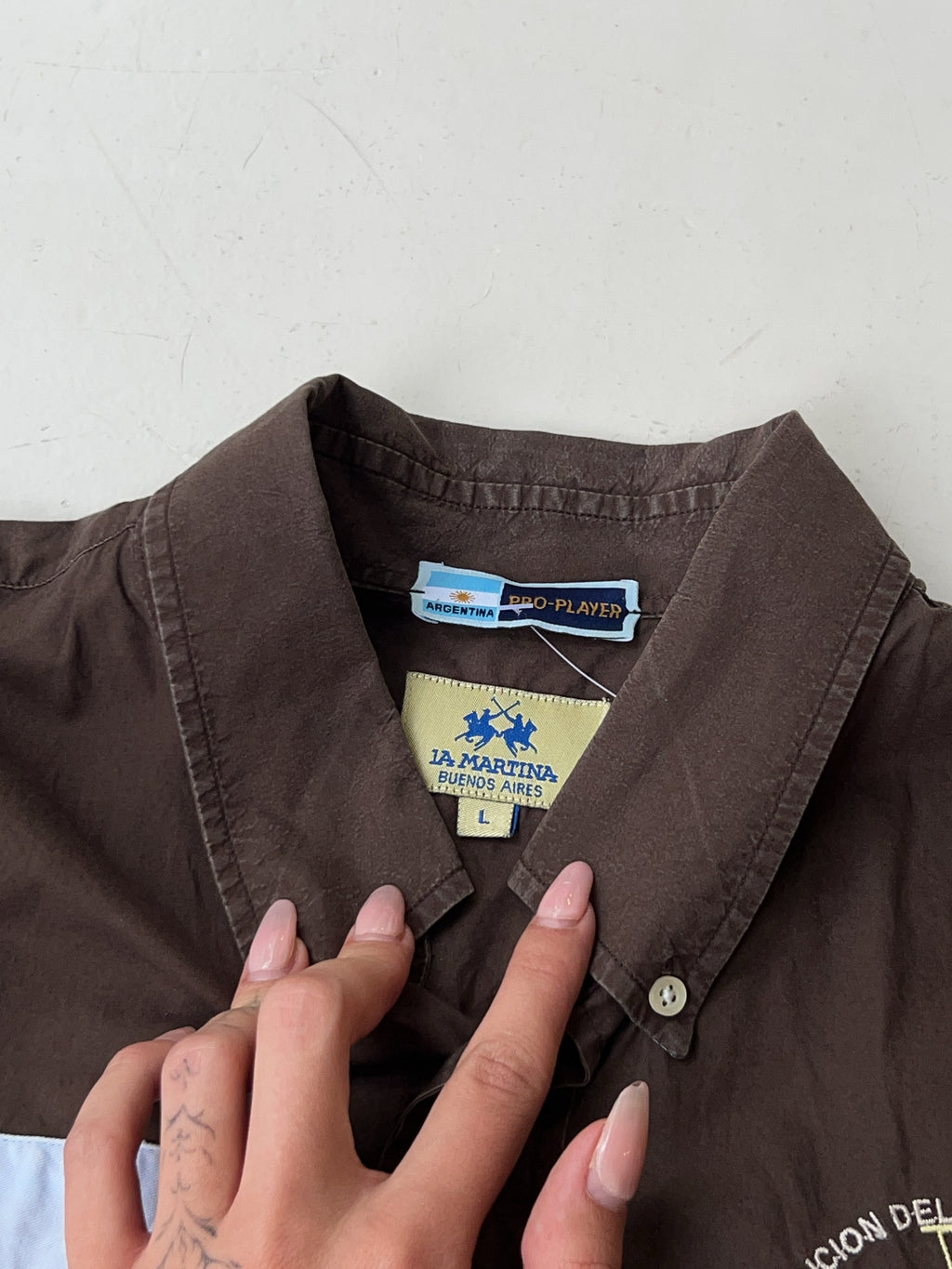 Vintage La Martina Brown Shirt (L)