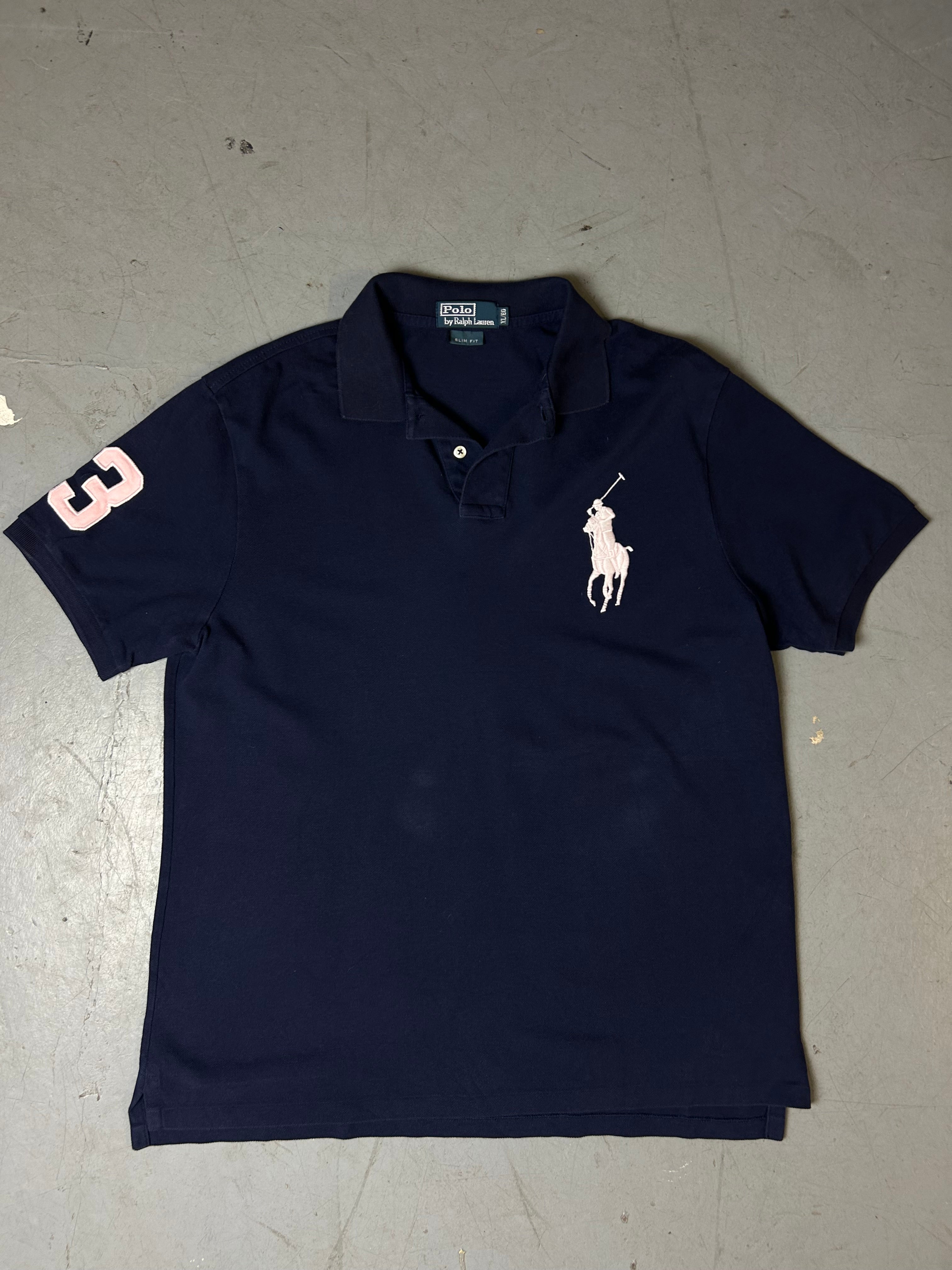 Produktbild von Vintage Polo Ralph Lauren Dark Blue Shirt XL von vorne