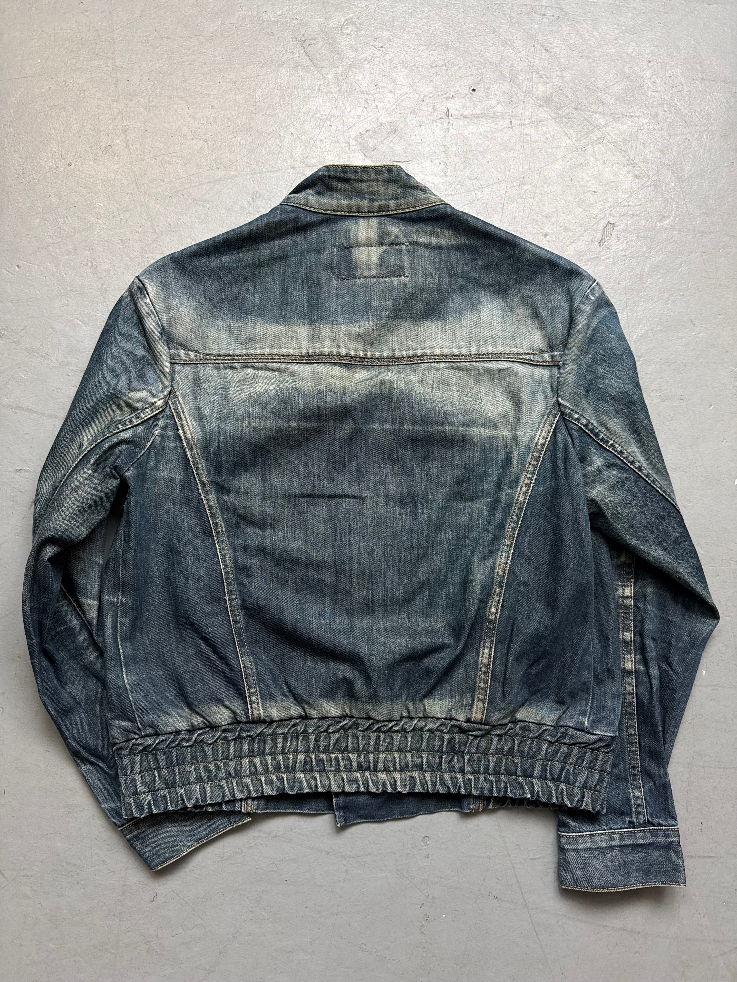 Vintage Levis Zip Up Denim Jacket S/M