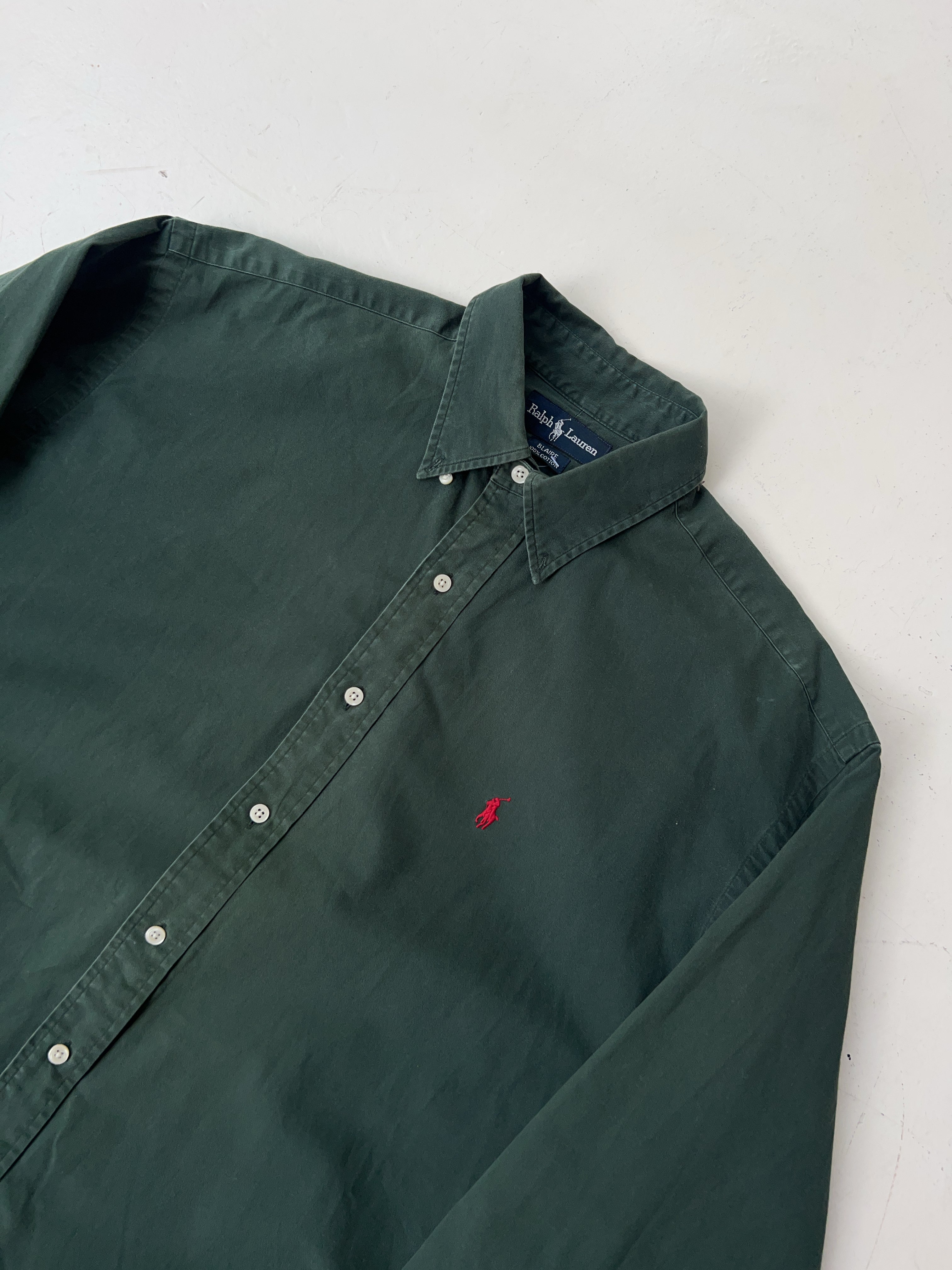 Vintage Ralph Lauren Green Shirt (L)