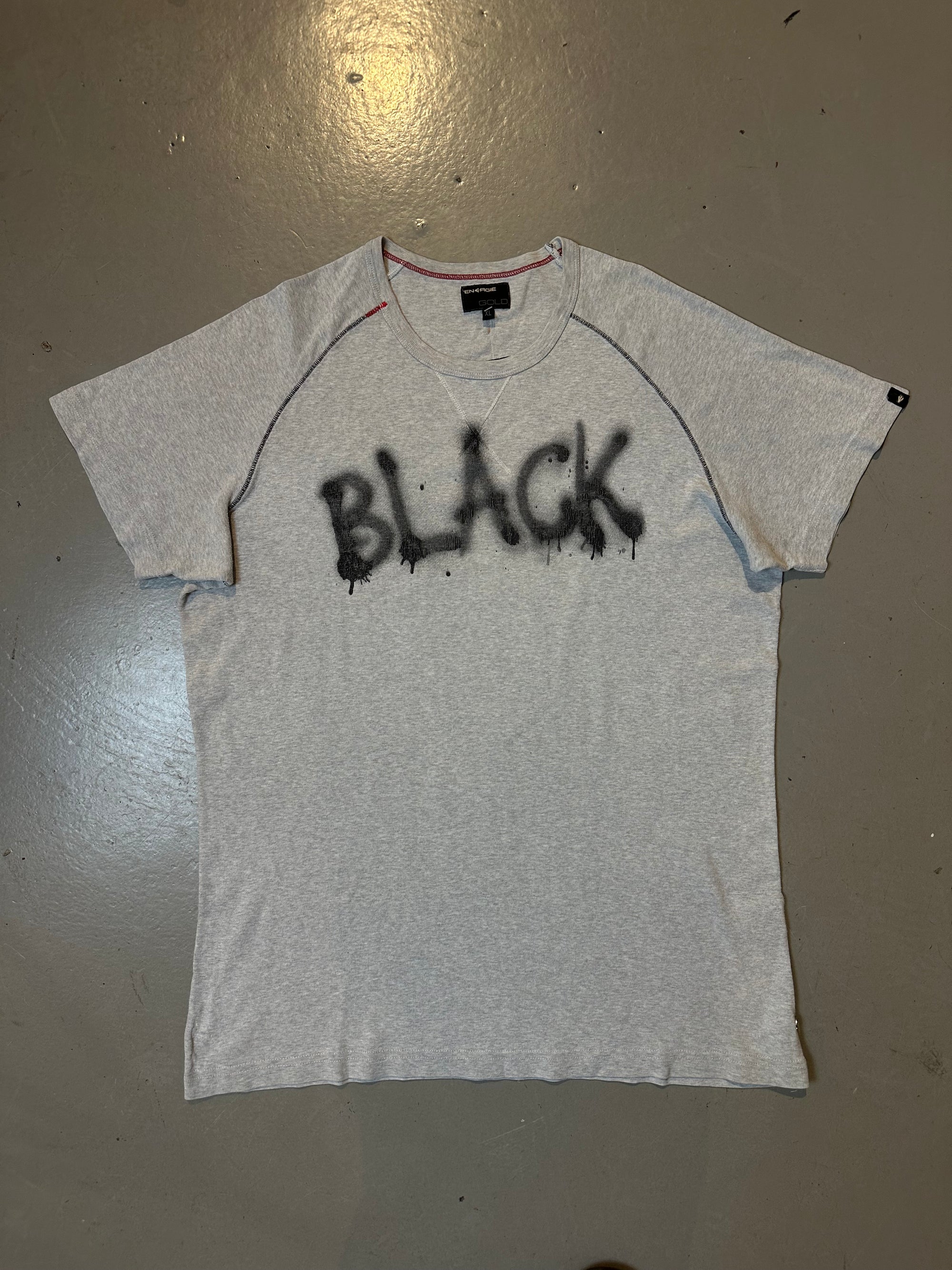 Vintage Grey Printed Energie Tee XL/XXL