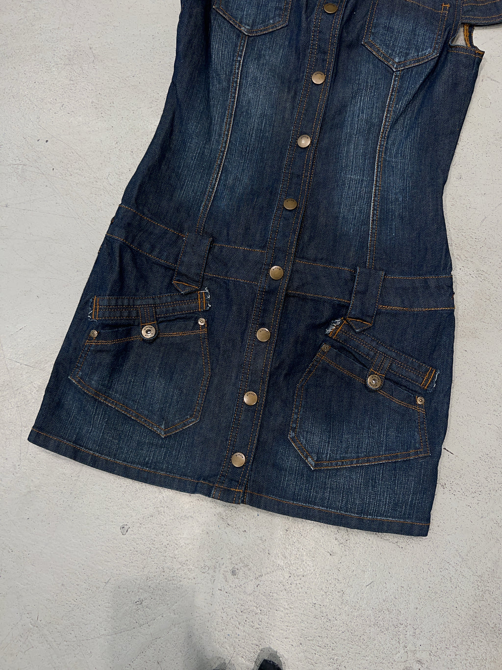 Vintage Denim Dress (S)