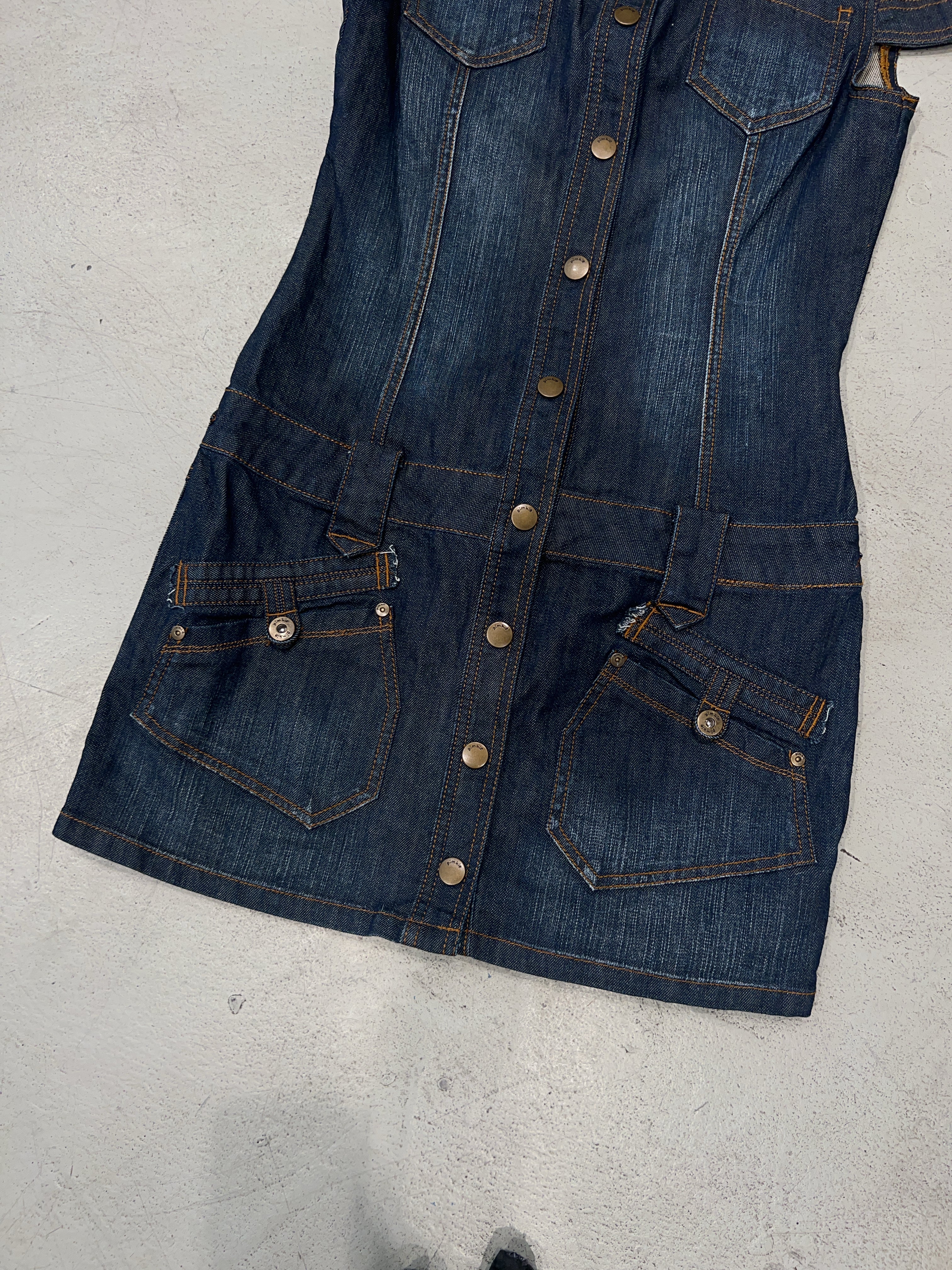 Vintage Denim Dress (S)