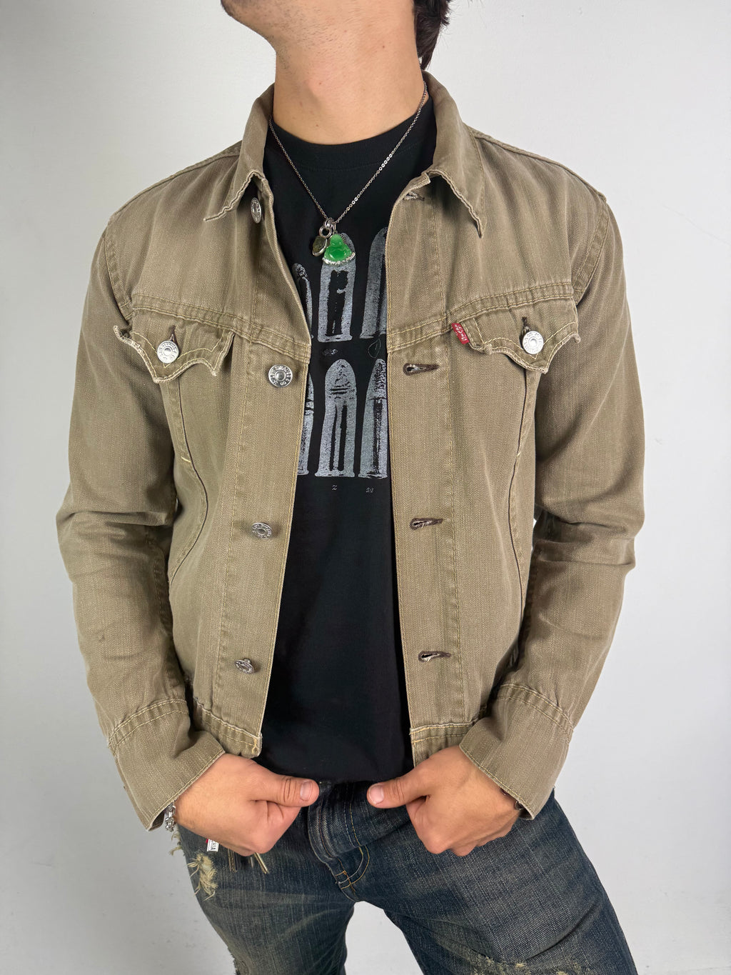 Vintage Levi’s Light Brown Denim Jacket S/M