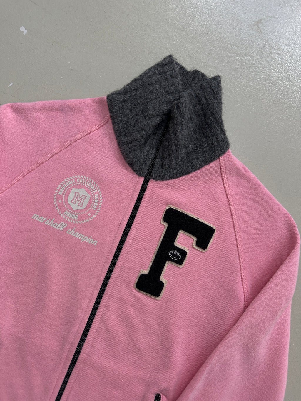 Vintage Franklin&Marshall Pink Zip Up Jacket L