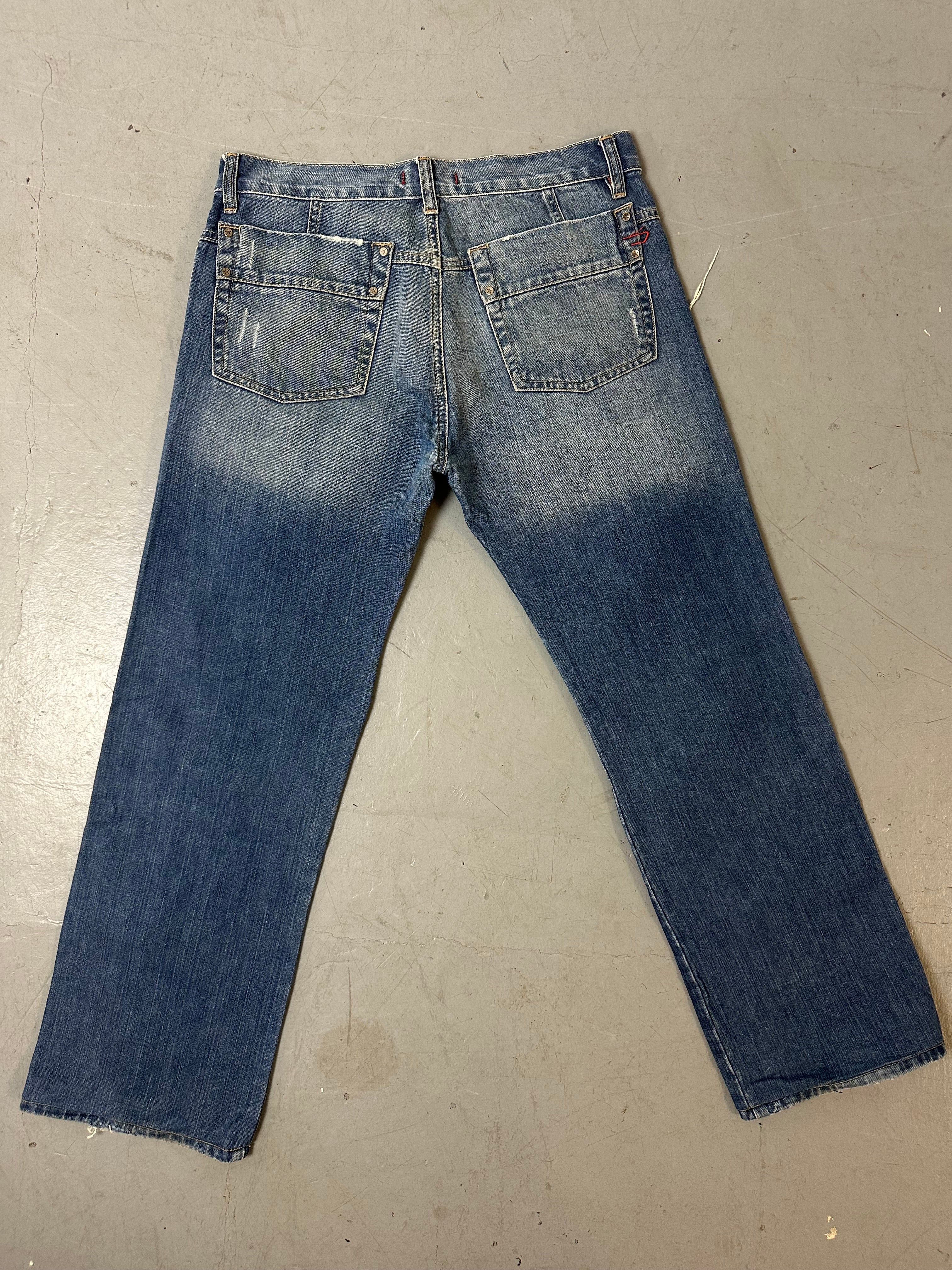 Vintage diesel denim mit baggy fit und ripped Optik 