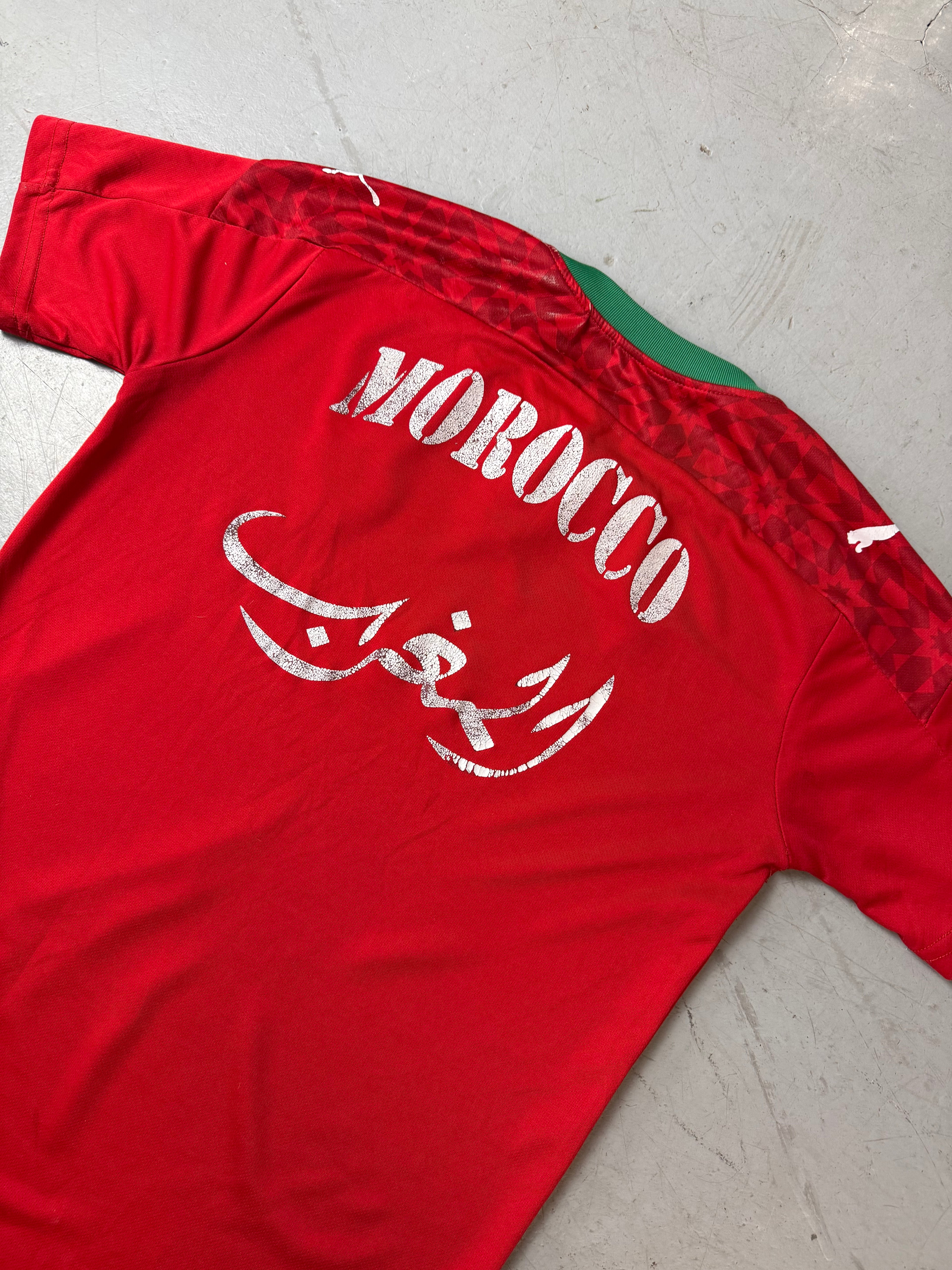 Vintage Puma Morocco National Team Jersey L