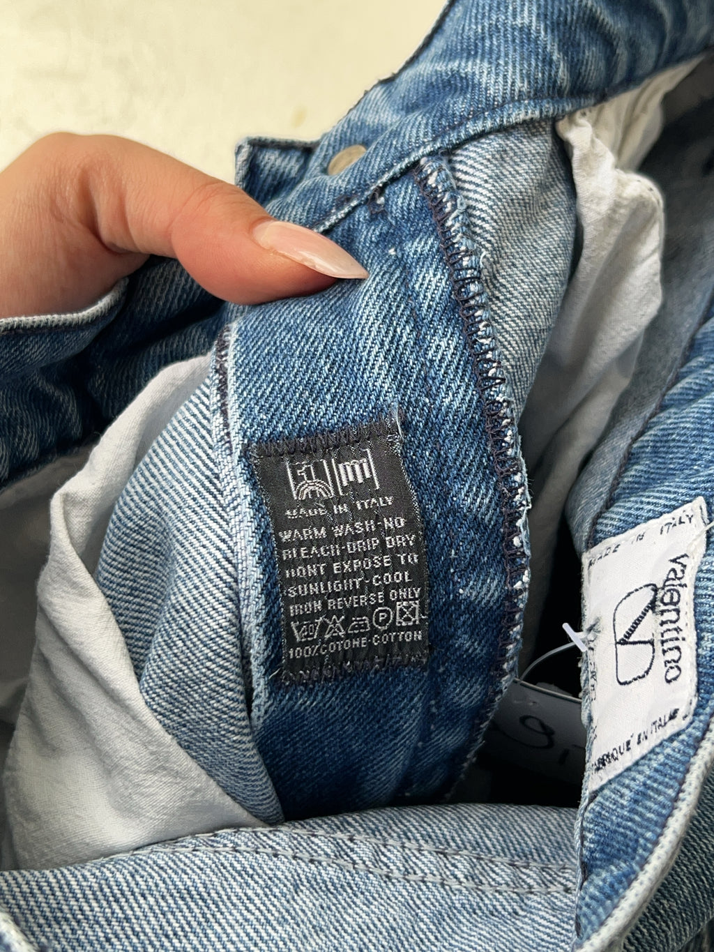 Vintage Valentino Reworked Bootcut Jeans (M)