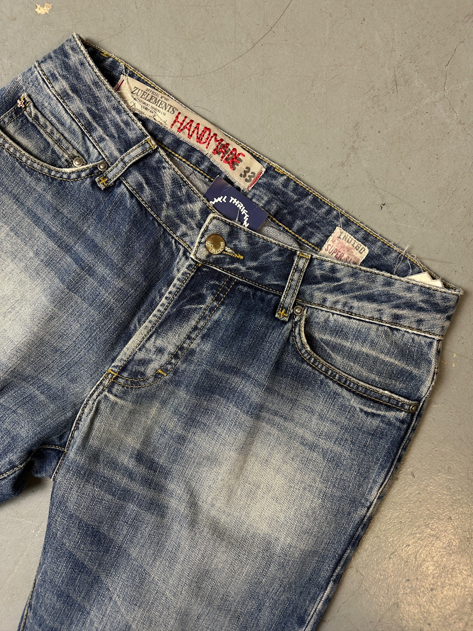 Vintage Zuelements Indigo Straight Leg Denim M
